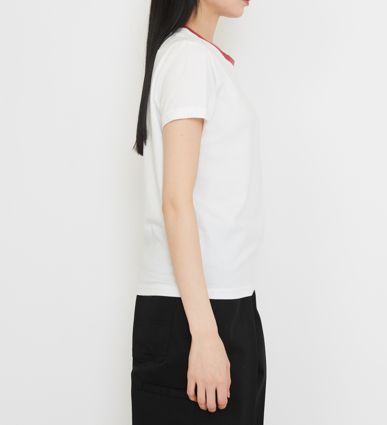 Dickies(ディッキーズ)のプレーンビル リンガーTシャツ 半袖|トップス/Tシャツ/カットソー/レディース|ホワイト