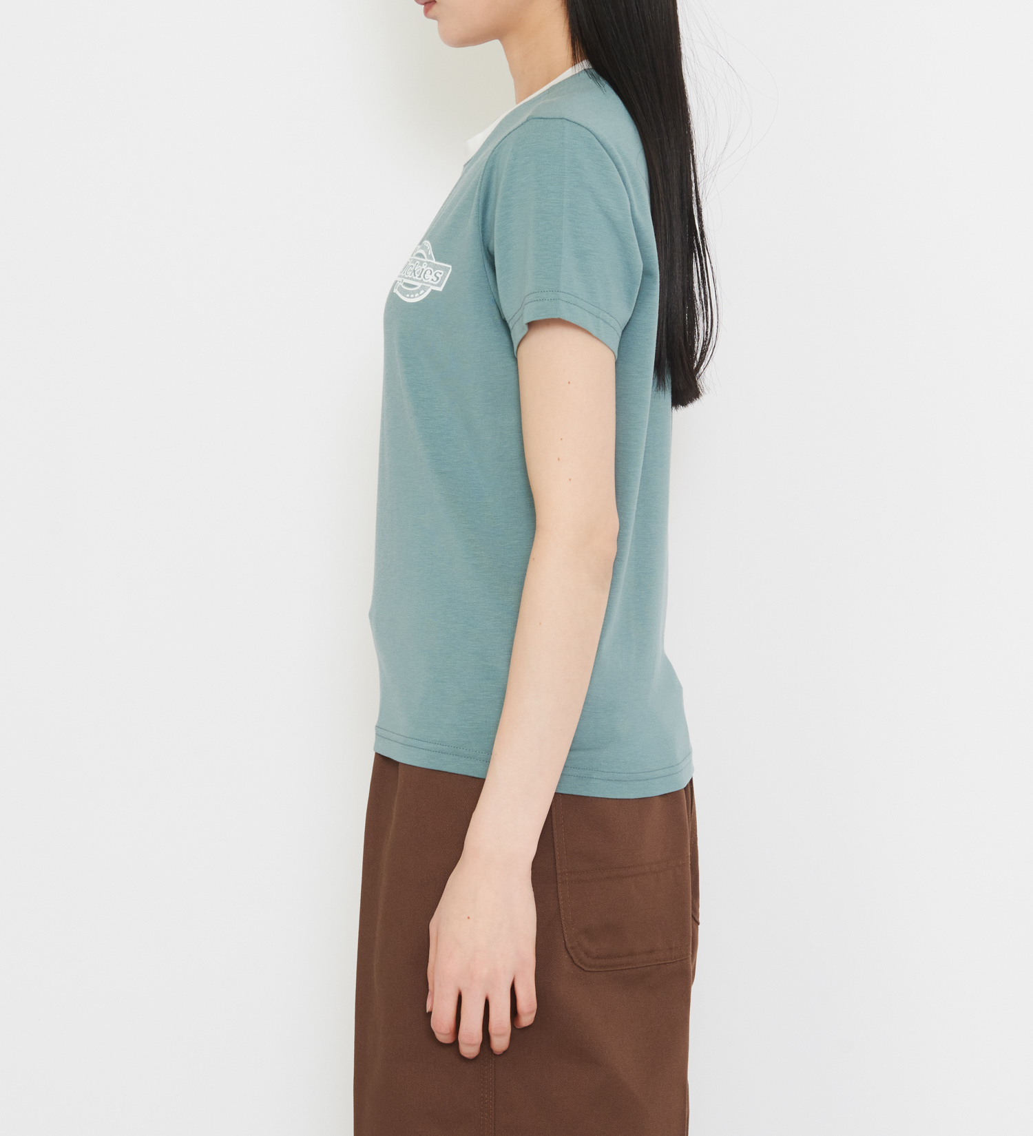 Dickies(ディッキーズ)のプレーンビル リンガーTシャツ 半袖|トップス/Tシャツ/カットソー/レディース|ブルー