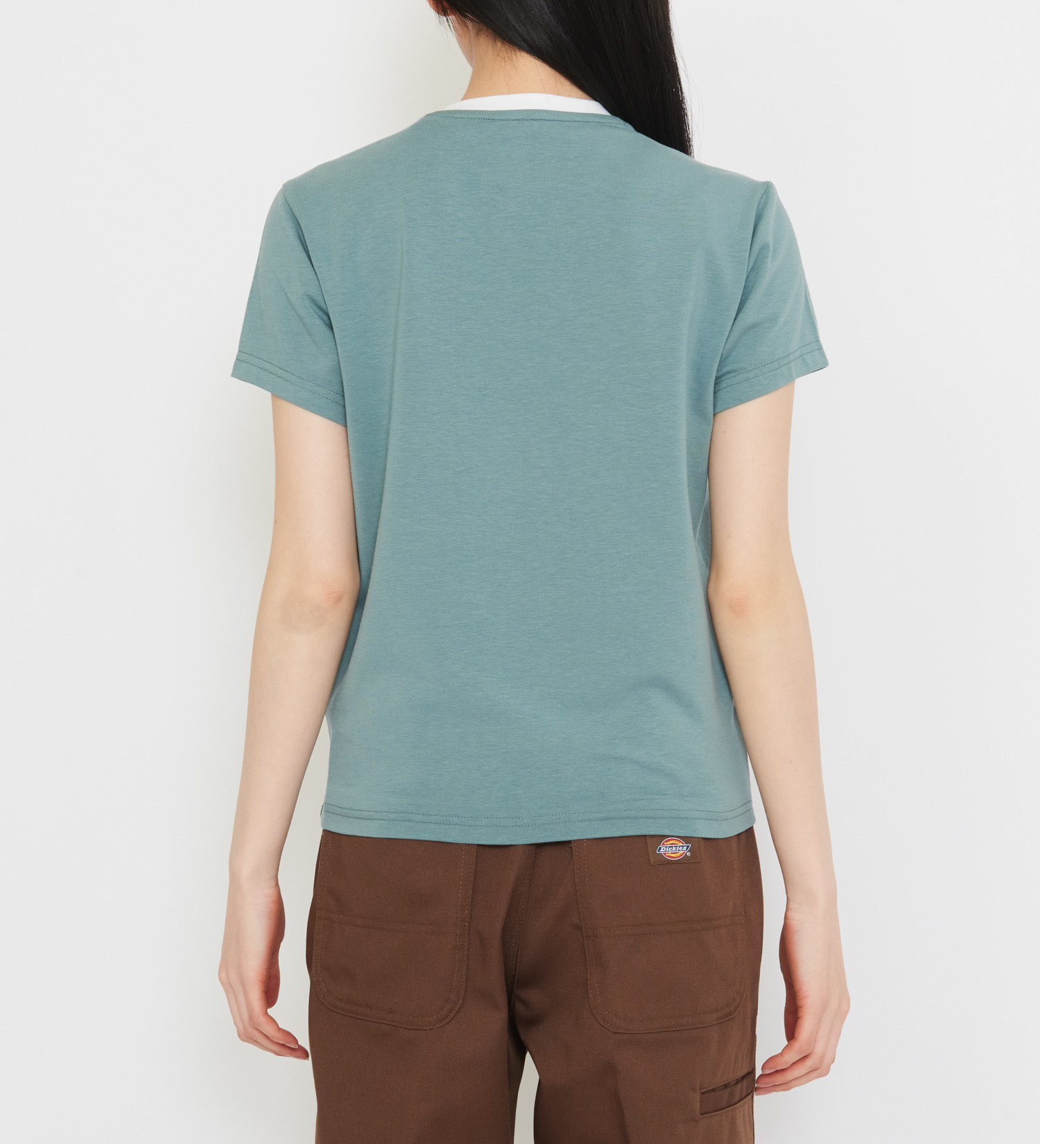 Dickies(ディッキーズ)のプレーンビル リンガーTシャツ 半袖|トップス/Tシャツ/カットソー/レディース|ブルー