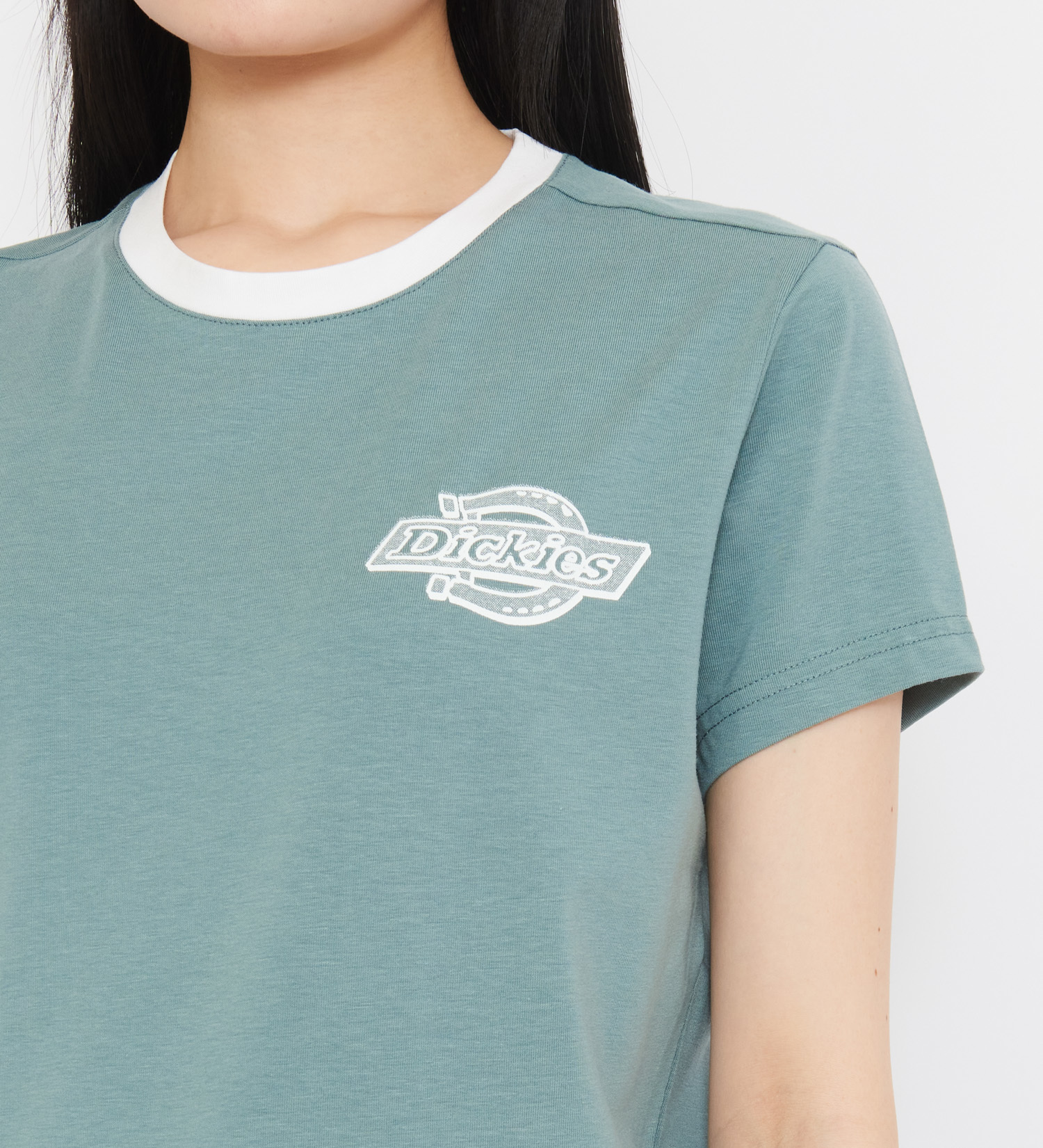 Dickies(ディッキーズ)のプレーンビル リンガーTシャツ 半袖|トップス/Tシャツ/カットソー/レディース|ブルー
