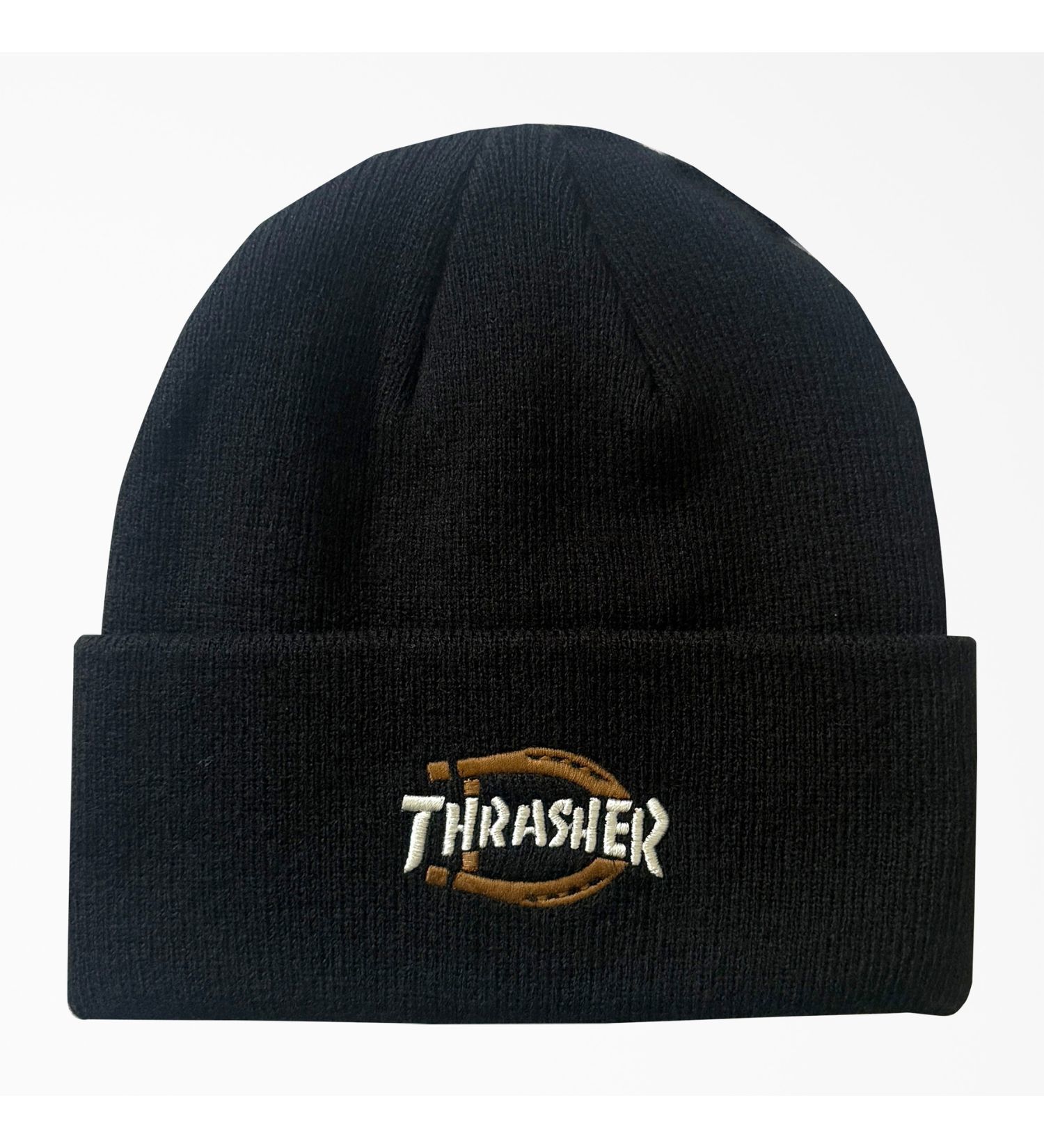 Dickies(ディッキーズ)の【Dickies x THRASHER】Beanie|帽子/ニットキャップ/ビーニー/メンズ|ブラック