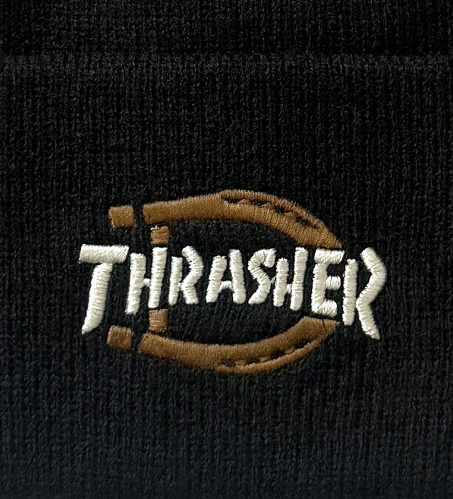 Dickies(ディッキーズ)の【Dickies x THRASHER】Beanie|帽子/ニットキャップ/ビーニー/メンズ|ブラック