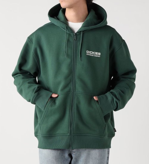Dickies(ディッキーズ)のグラフィック ジップ フーディー|トップス/パーカー/メンズ|グリーン