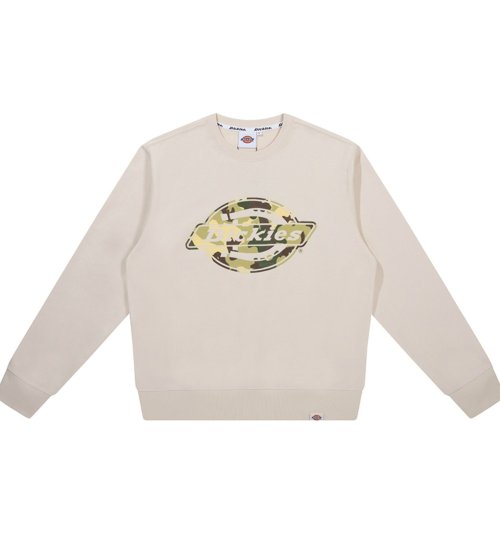 Dickies(ディッキーズ)のフレンチ テリー フロックプリントロゴ クルーネック|トップス/スウェット/メンズ|オフホワイト