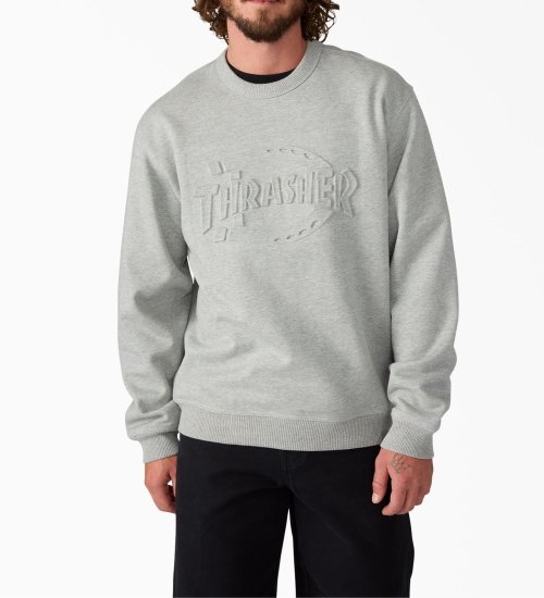 Dickies(ディッキーズ)の【Dickies x THRASHER】SWEAT|トップス/スウェット/メンズ|杢グレー