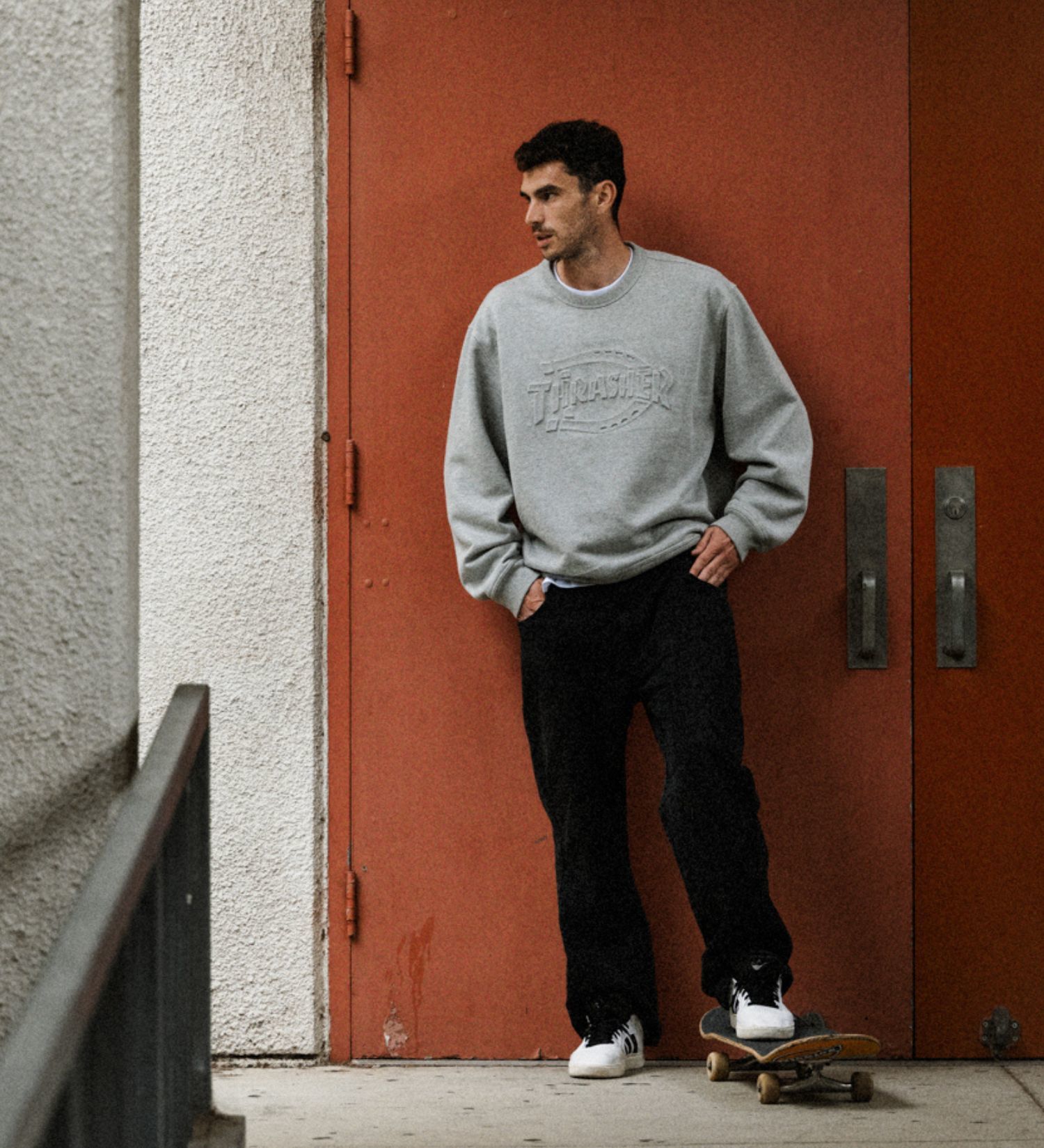 Dickies(ディッキーズ)の【Dickies x THRASHER】SWEAT|トップス/スウェット/メンズ|杢グレー