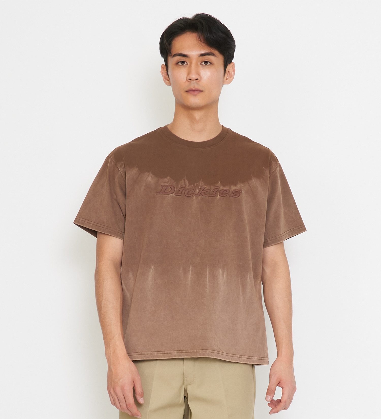Dickies(ディッキーズ)のウォッシュドヘビージャージーTシャツ 半袖|トップス/Tシャツ/カットソー/メンズ|ブラウン