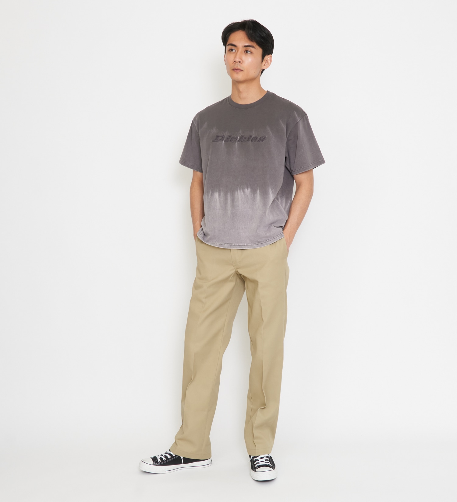 Dickies(ディッキーズ)のウォッシュドヘビージャージーTシャツ 半袖|トップス/Tシャツ/カットソー/メンズ|ブラック