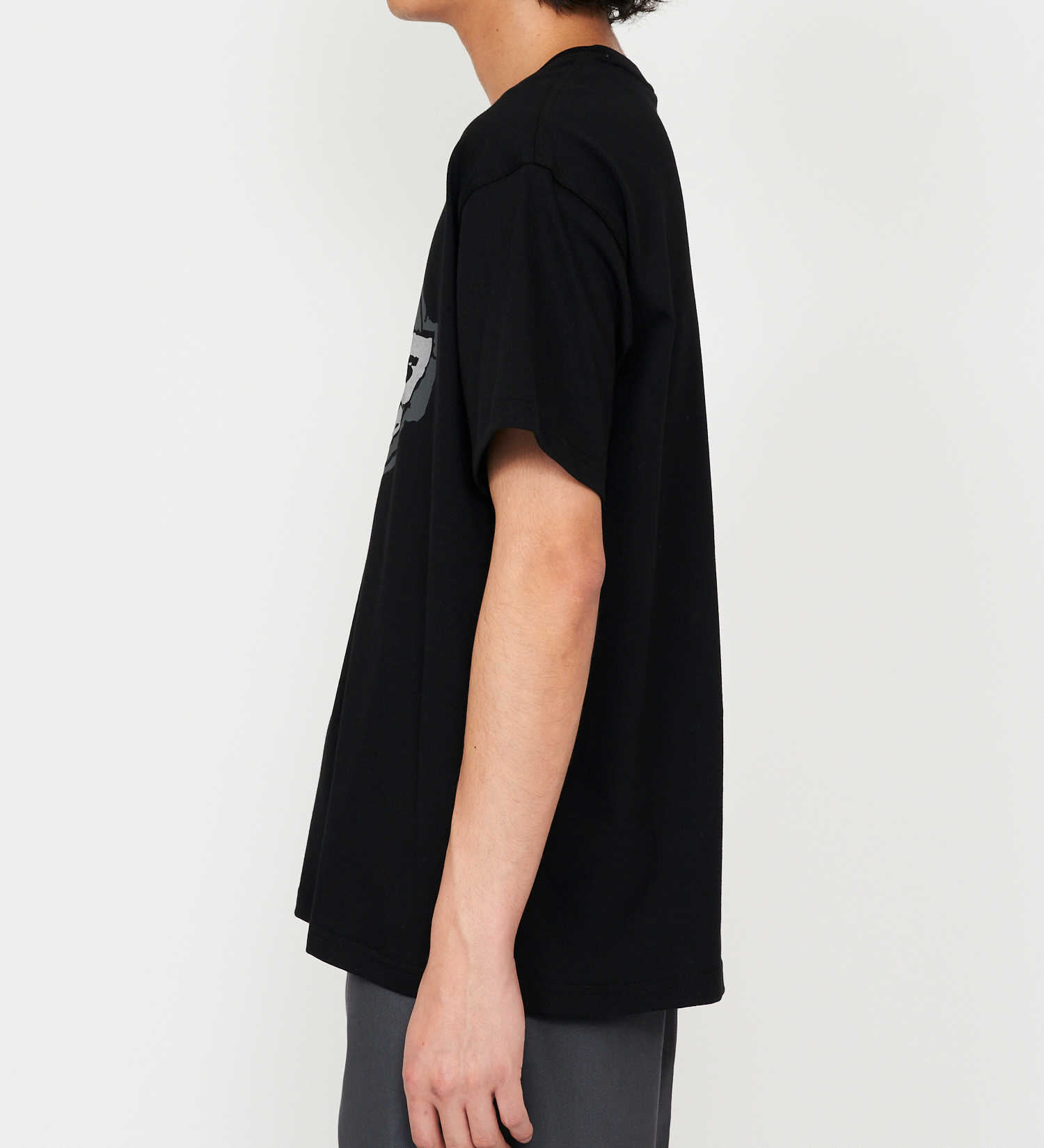 Dickies(ディッキーズ)のラフエッジ ホースシューロゴ プリントTシャツ|トップス/Tシャツ/カットソー/メンズ|ブラック