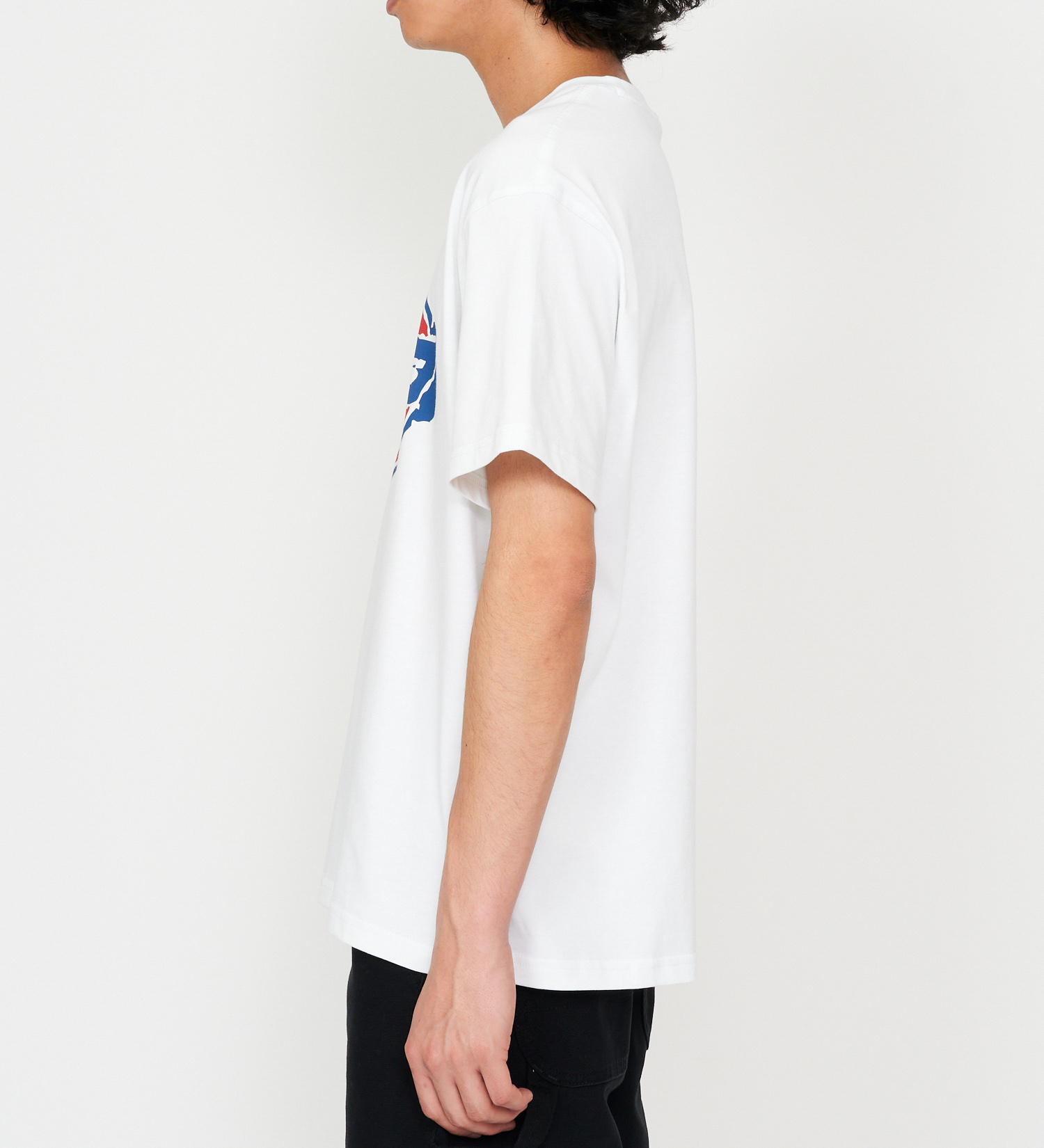 Dickies(ディッキーズ)のラフエッジ ホースシューロゴ プリントTシャツ|トップス/Tシャツ/カットソー/メンズ|ホワイト