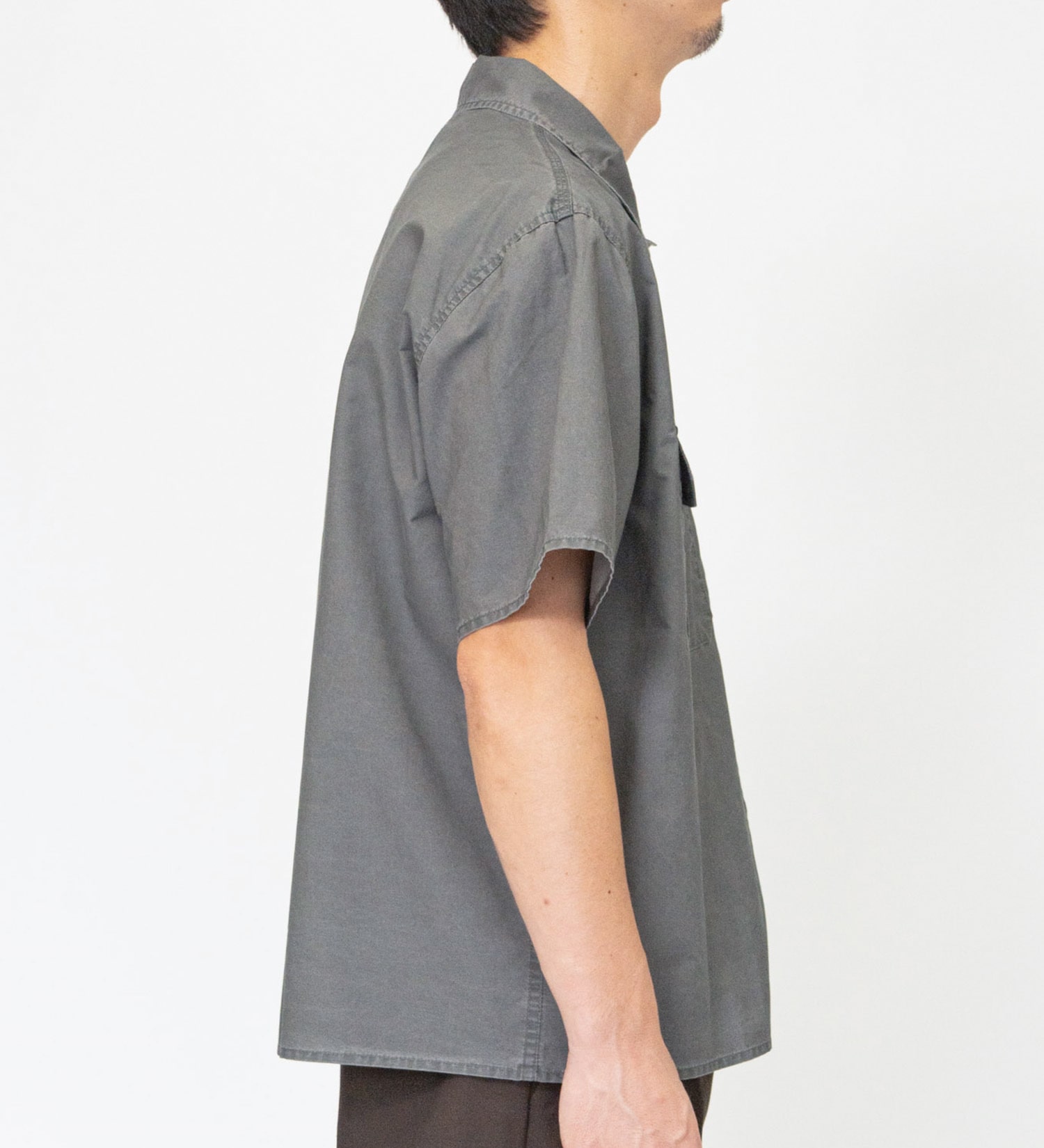 Dickies(ディッキーズ)のポプリンシャツ 半袖|トップス/シャツ/ブラウス/メンズ|グレー