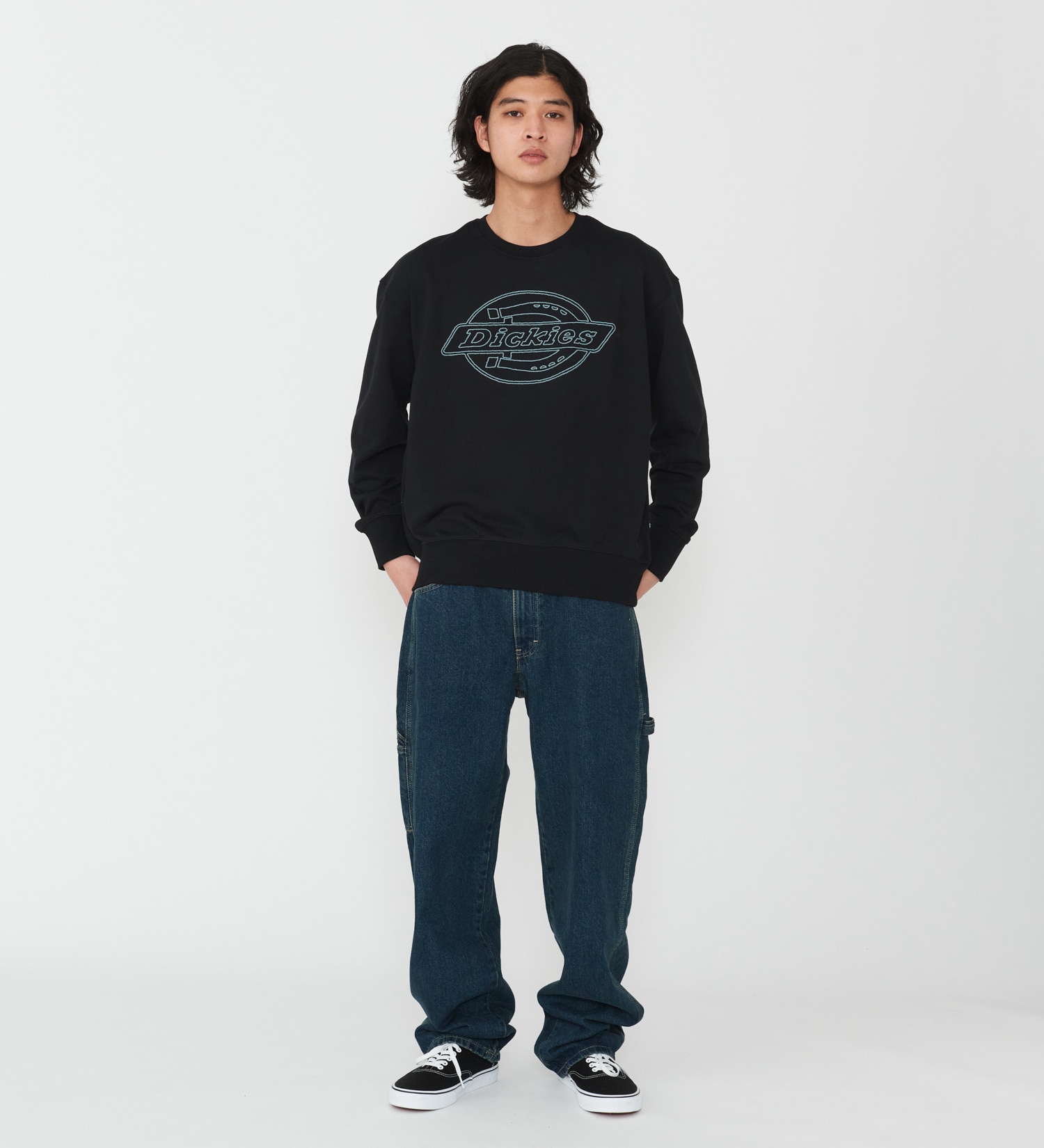 Dickies(ディッキーズ)のフレンチ テリー シーズナル クルーネック|トップス/スウェット/メンズ|ブラック