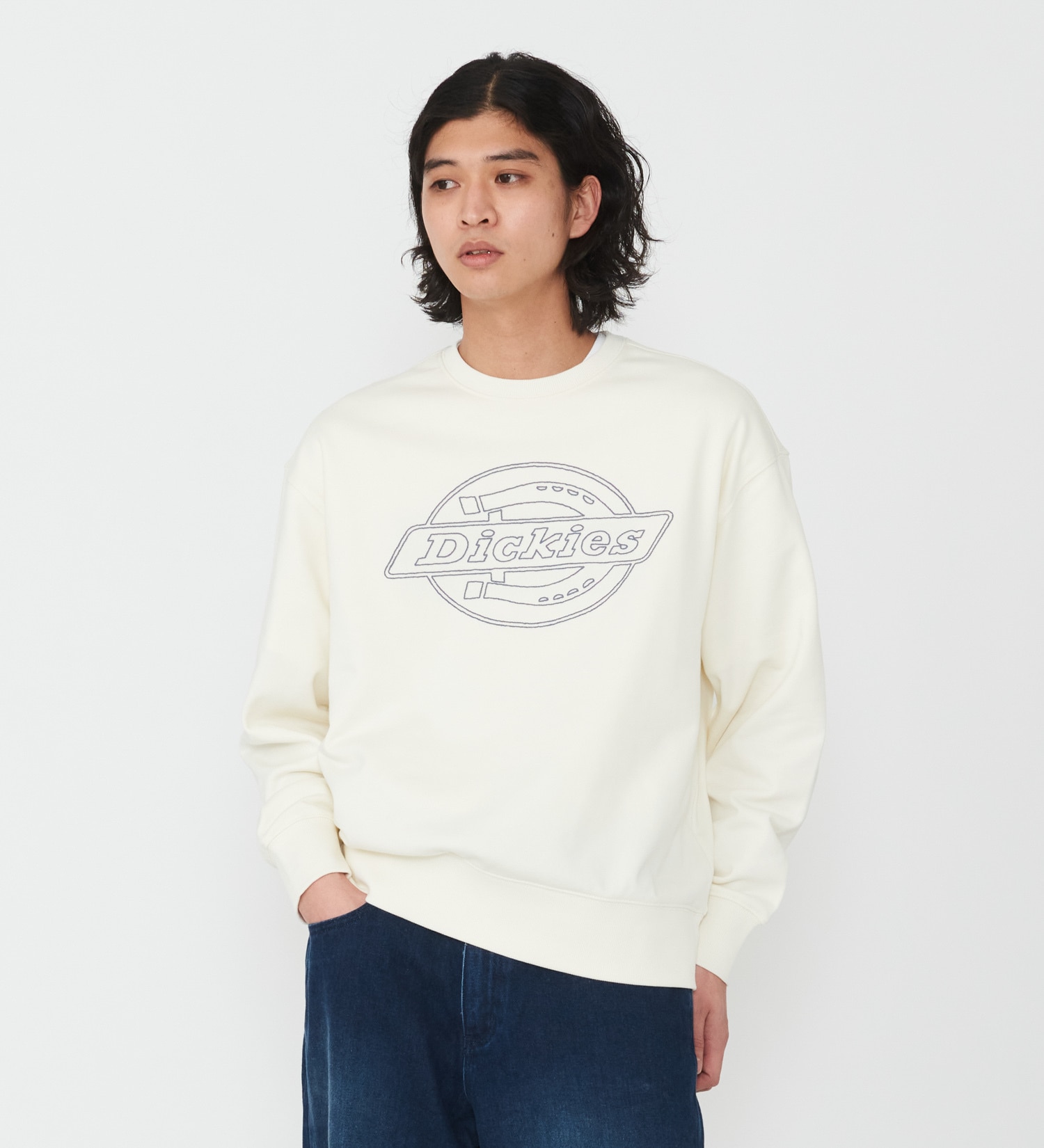 Dickies(ディッキーズ)のフレンチ テリー シーズナル クルーネック|トップス/スウェット/メンズ|ホワイト