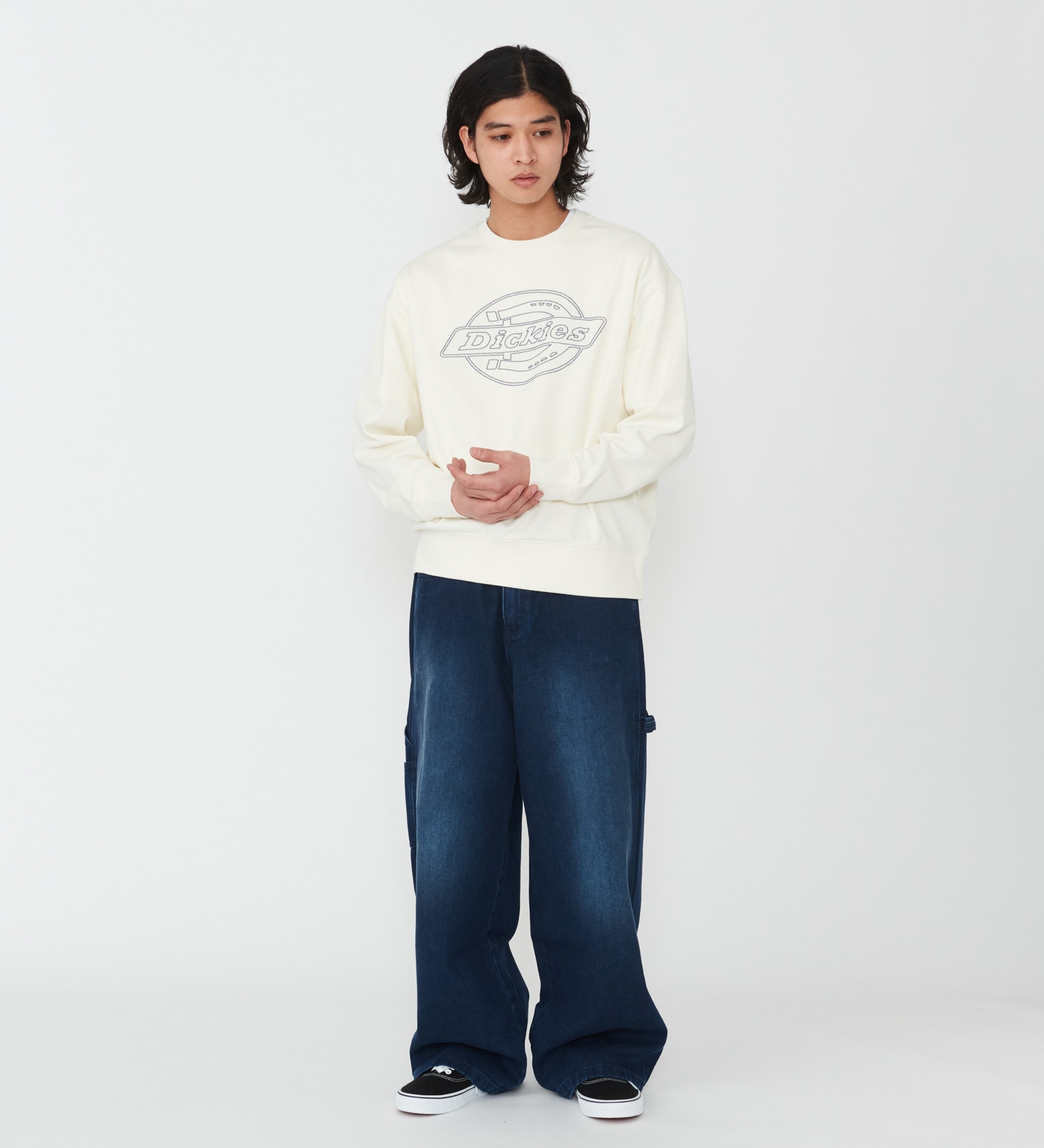 Dickies(ディッキーズ)のフレンチ テリー シーズナル クルーネック|トップス/スウェット/メンズ|ホワイト