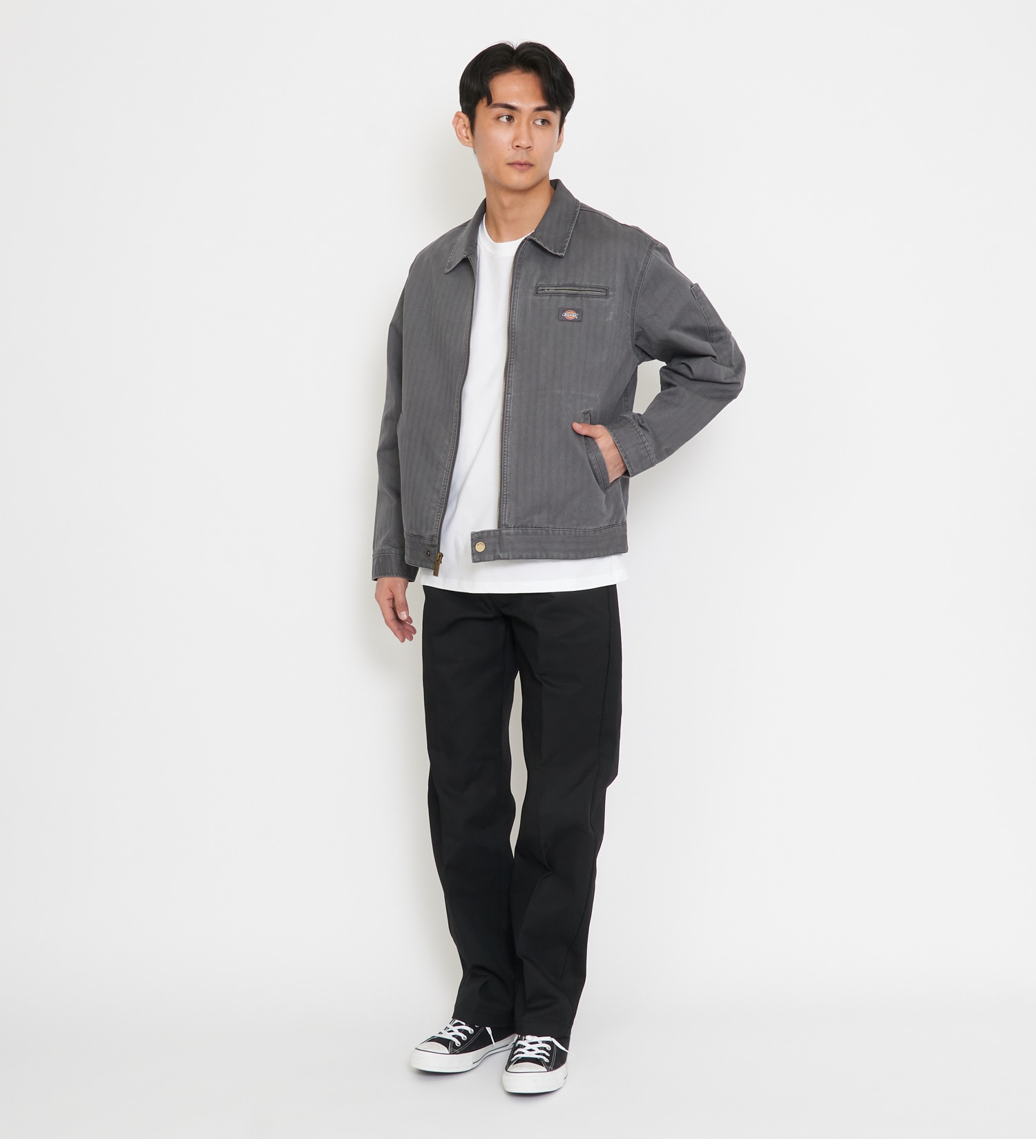 Dickies(ディッキーズ)のヘリンボーン ジャケット|ジャケット/アウター/その他アウター/メンズ|ブラック