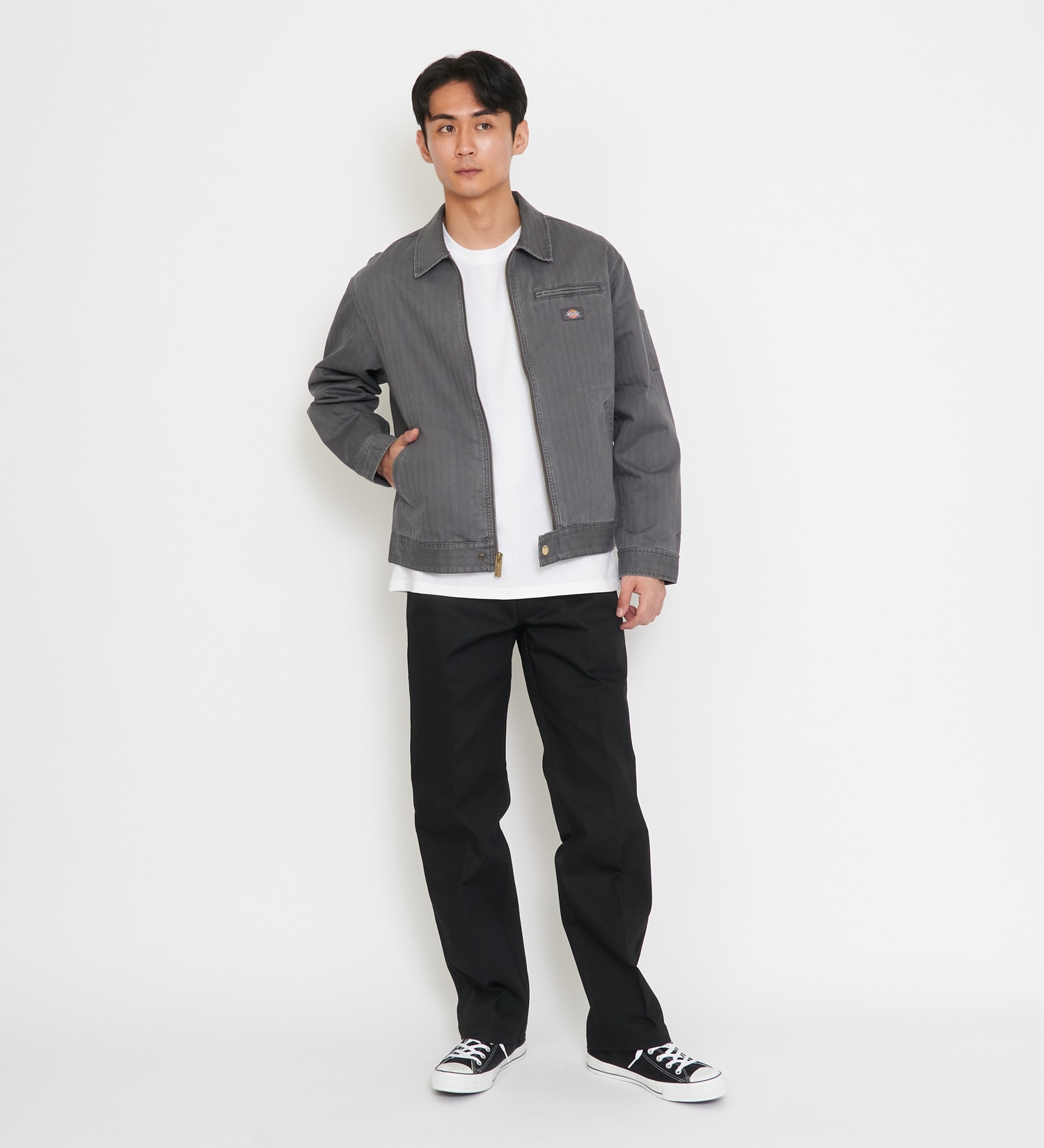 Dickies(ディッキーズ)のヘリンボーン ジャケット|ジャケット/アウター/その他アウター/メンズ|ブラック