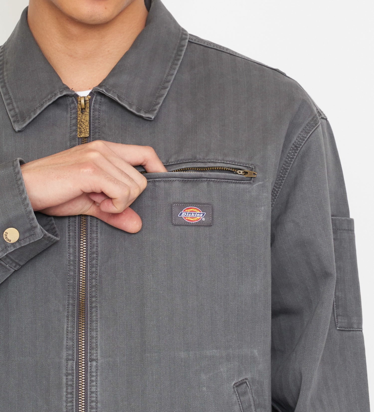 Dickies(ディッキーズ)のヘリンボーン ジャケット|ジャケット/アウター/その他アウター/メンズ|ブラック