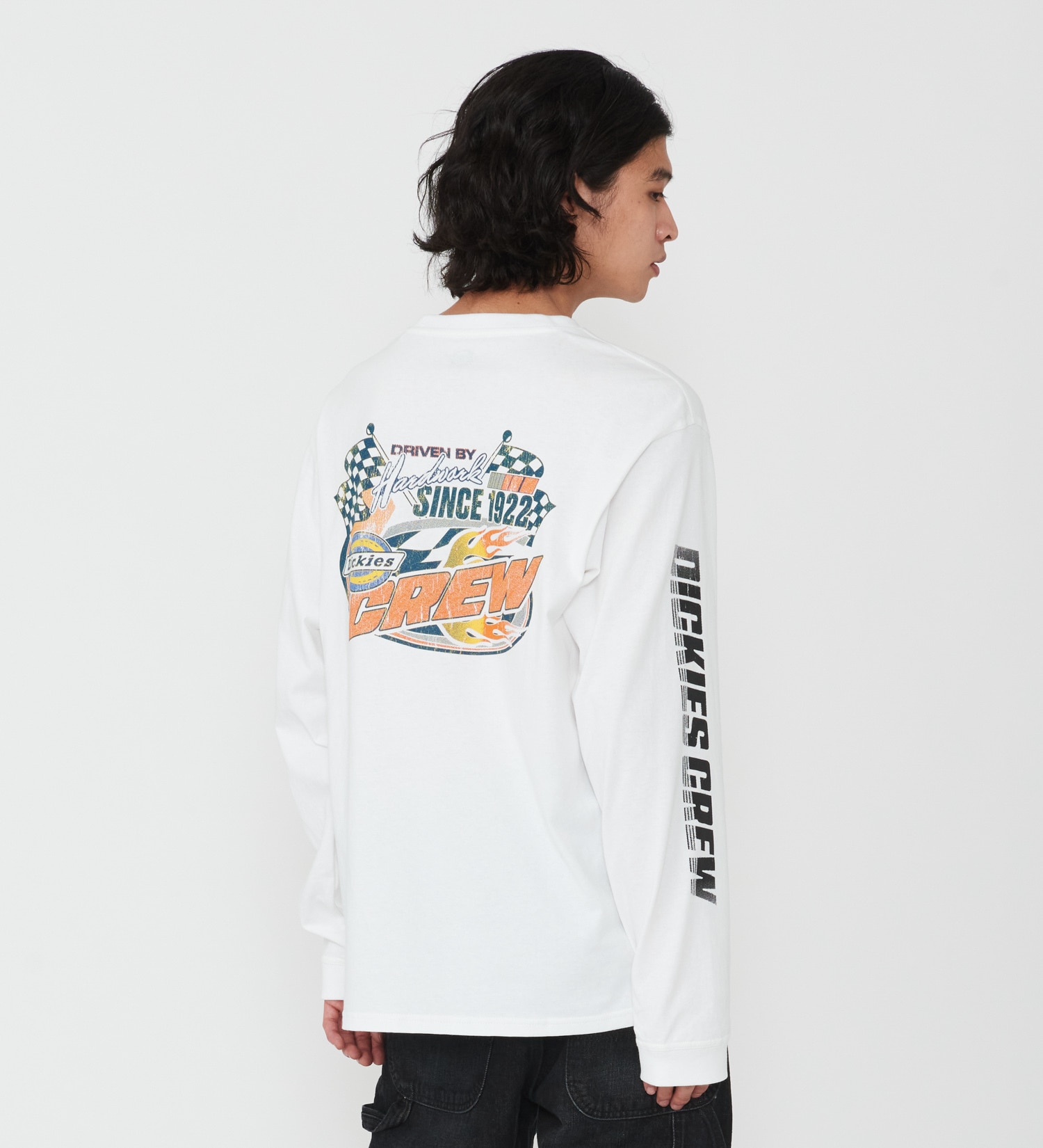 Dickies(ディッキーズ)のナッシュポートロングスリーブTシャツ 長袖|トップス/Tシャツ/カットソー/メンズ|ホワイト