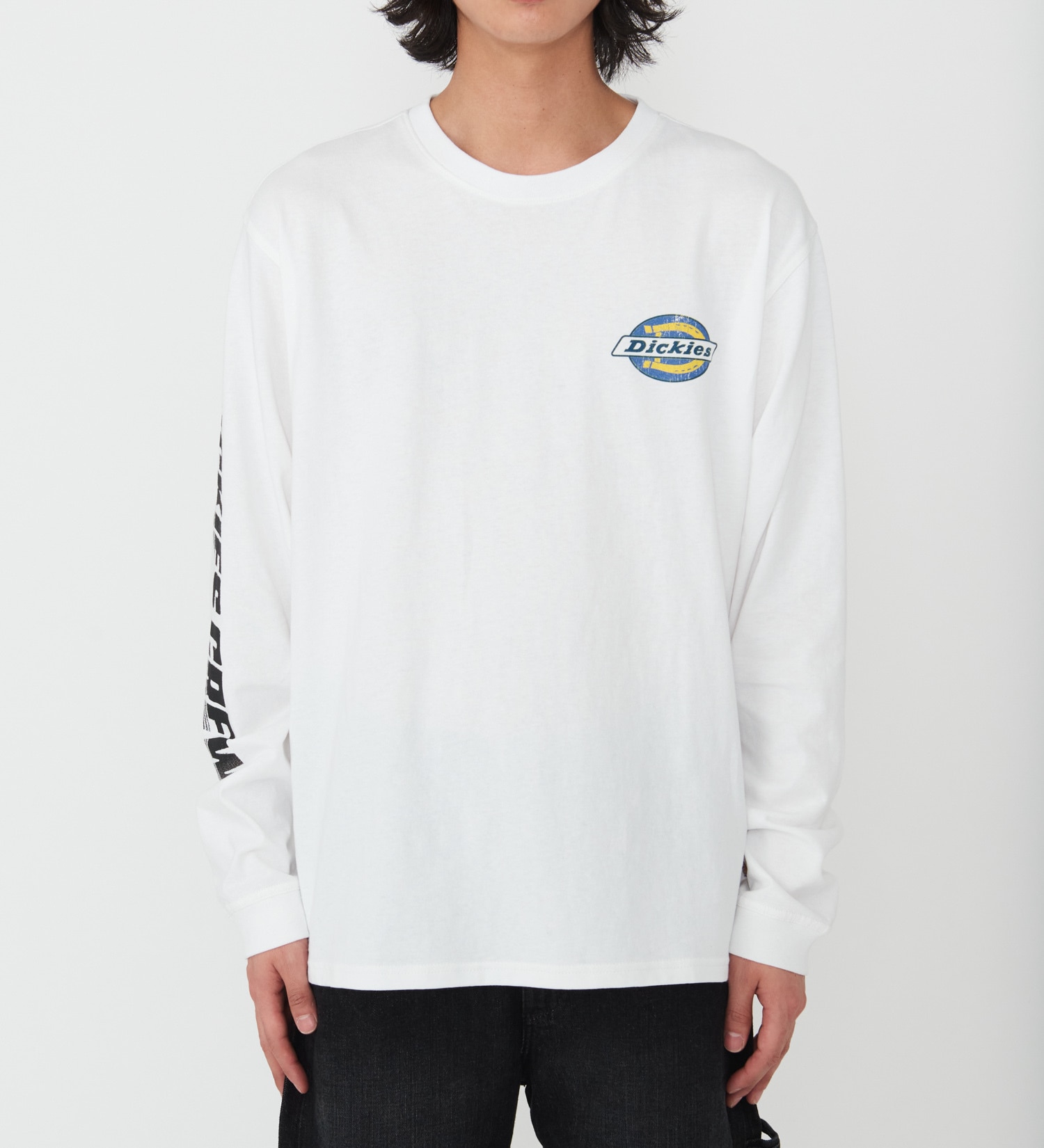 Dickies(ディッキーズ)のナッシュポートロングスリーブTシャツ 長袖|トップス/Tシャツ/カットソー/メンズ|ホワイト