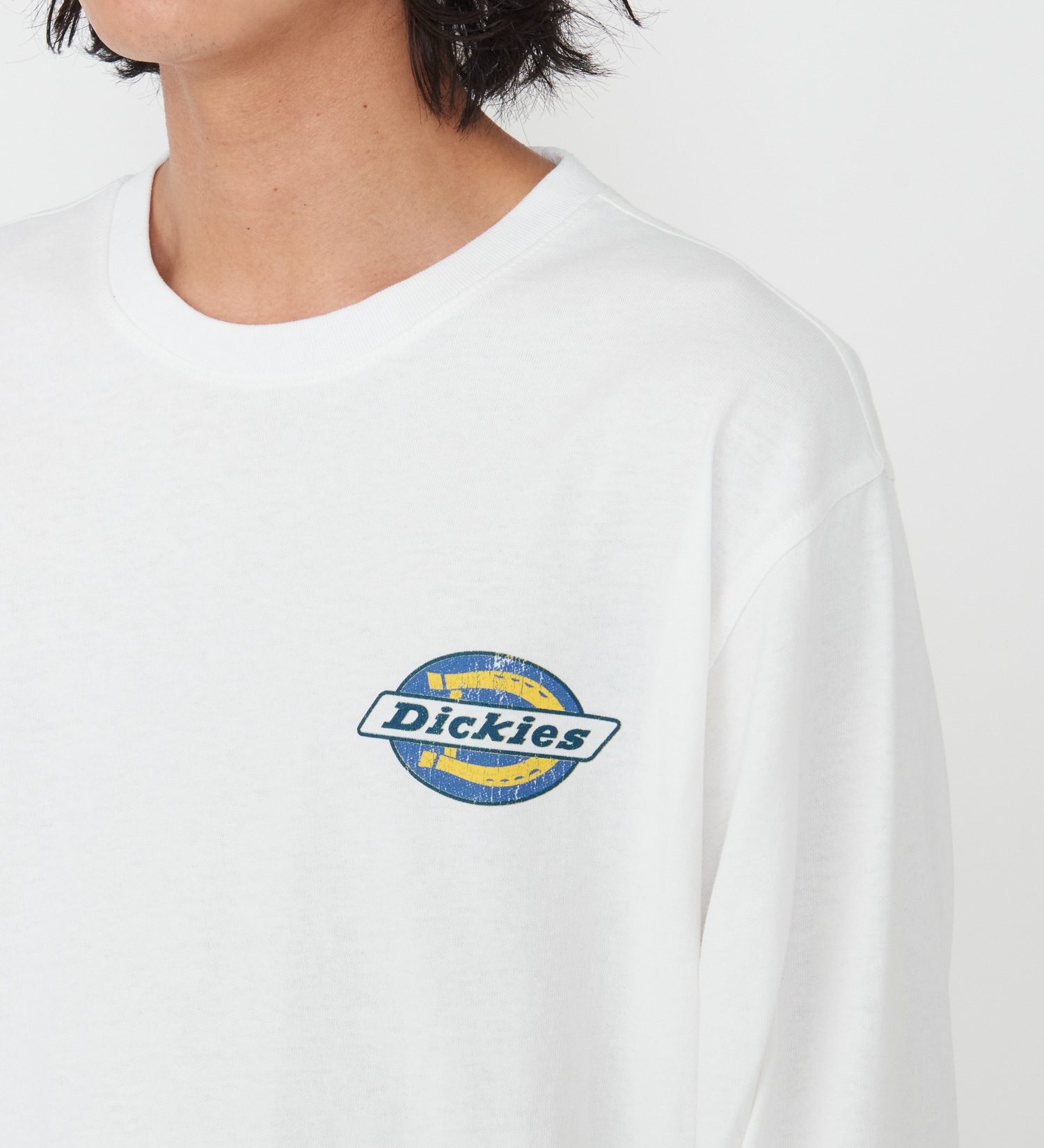 Dickies(ディッキーズ)のナッシュポートロングスリーブTシャツ 長袖|トップス/Tシャツ/カットソー/メンズ|ホワイト