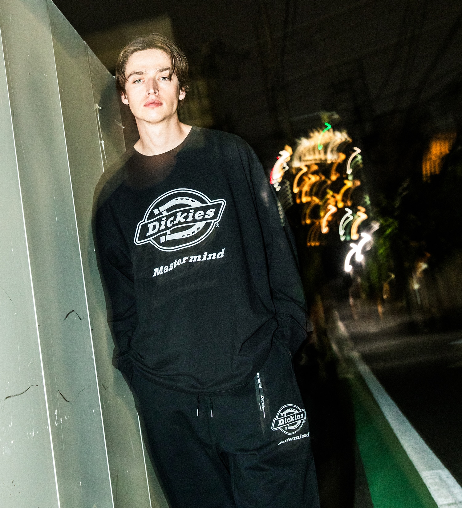 Dickies(ディッキーズ)の【Dickies(R) x mastermind JAPAN】LONGSLEEVE TEE|トップス/Tシャツ/カットソー/メンズ|ブラック