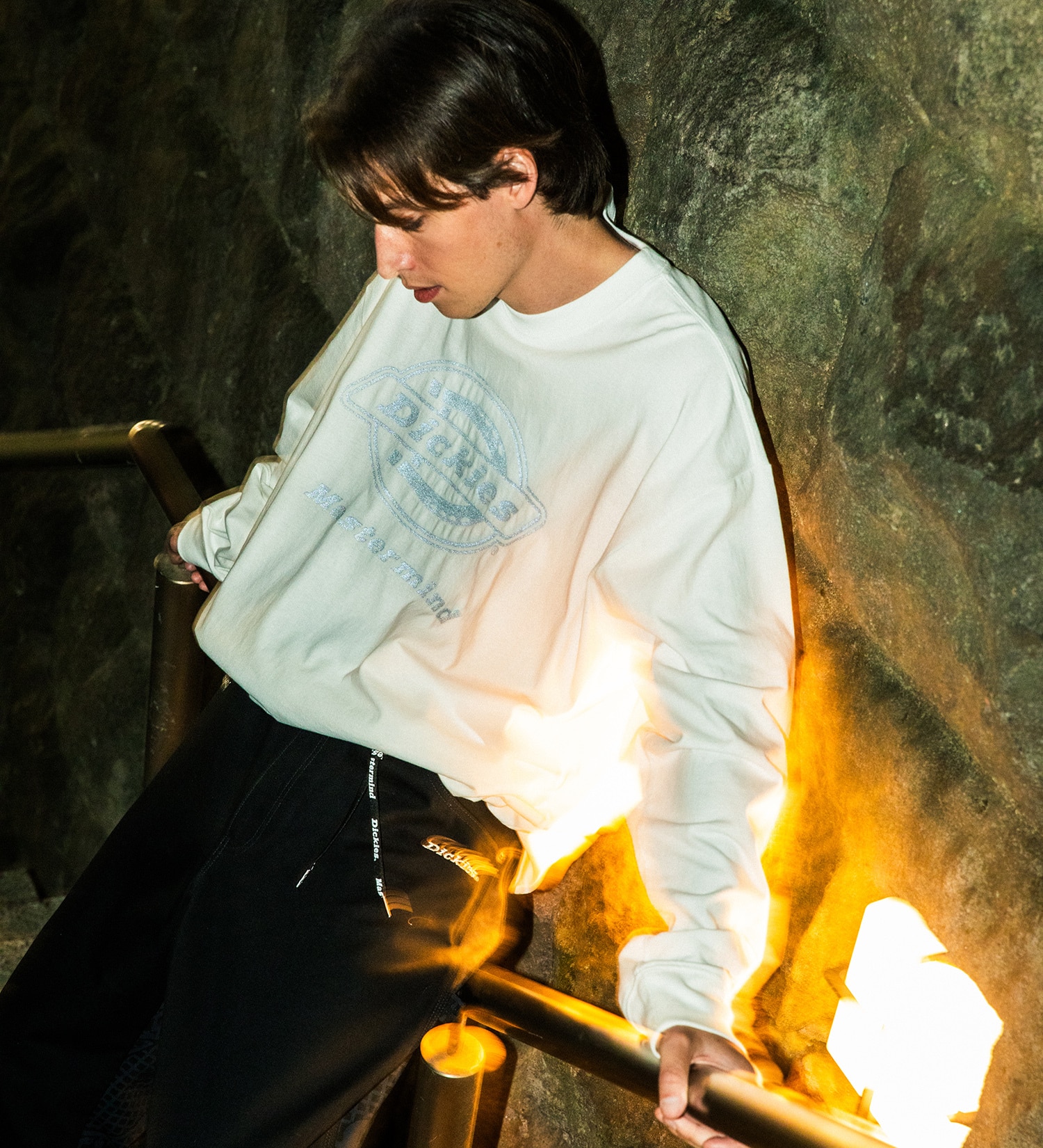 Dickies(ディッキーズ)の【Dickies(R) x mastermind JAPAN】LONGSLEEVE TEE|トップス/Tシャツ/カットソー/メンズ|ホワイト