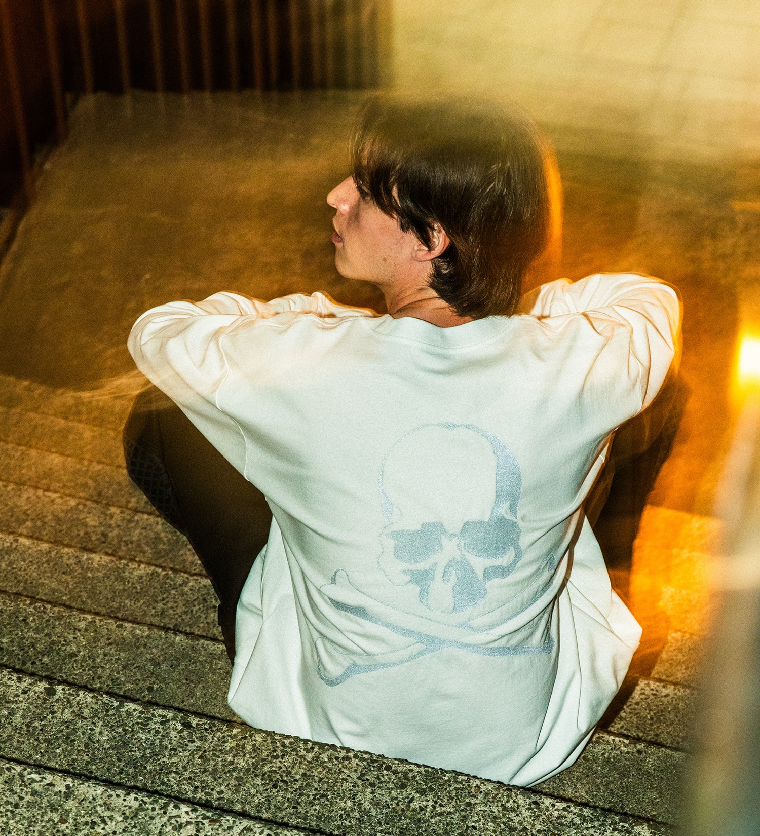 Dickies(ディッキーズ)の【Dickies(R) x mastermind JAPAN】LONGSLEEVE TEE|トップス/Tシャツ/カットソー/メンズ|ホワイト