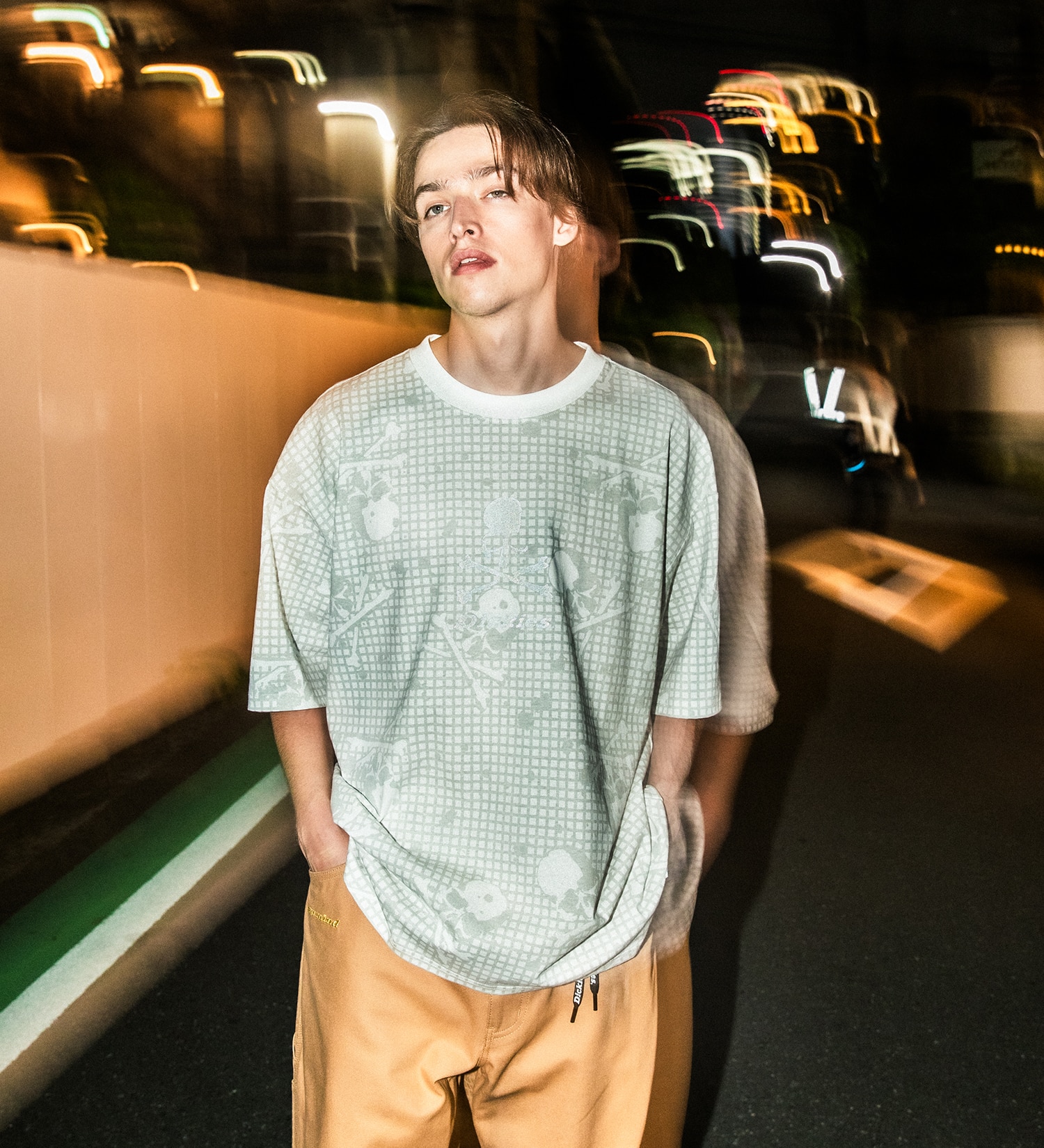 Dickies(ディッキーズ)の【Dickies(R) x mastermind JAPAN】HARFSLEEVE TEE|トップス/Tシャツ/カットソー/メンズ|ホワイト