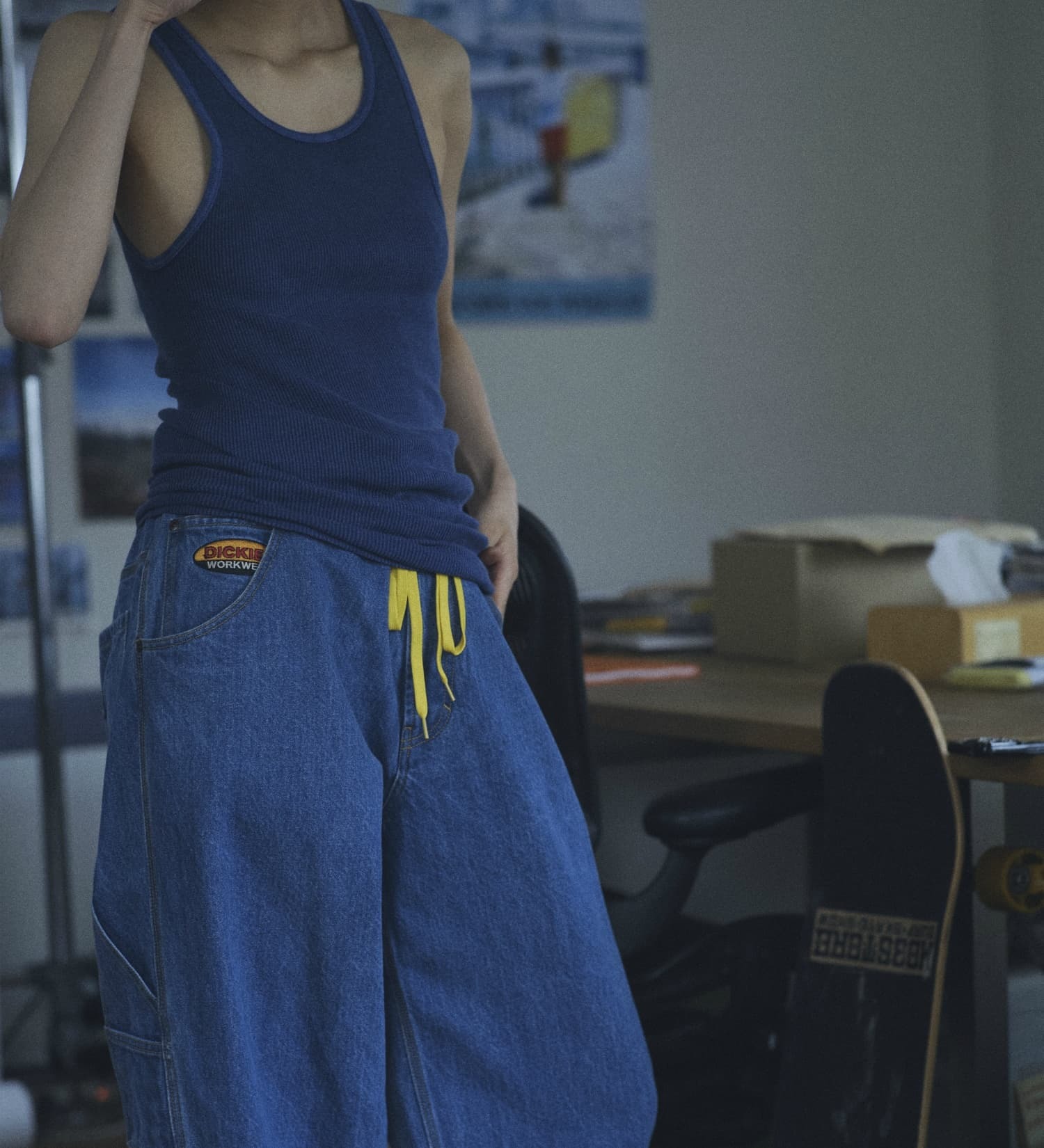 Dickies(ディッキーズ)の【Dickies(R) x  SEDAN ALL-PURPOSE(R)】Baggy Fit Painter Pants|パンツ/パンツ/メンズ|中色ブルー