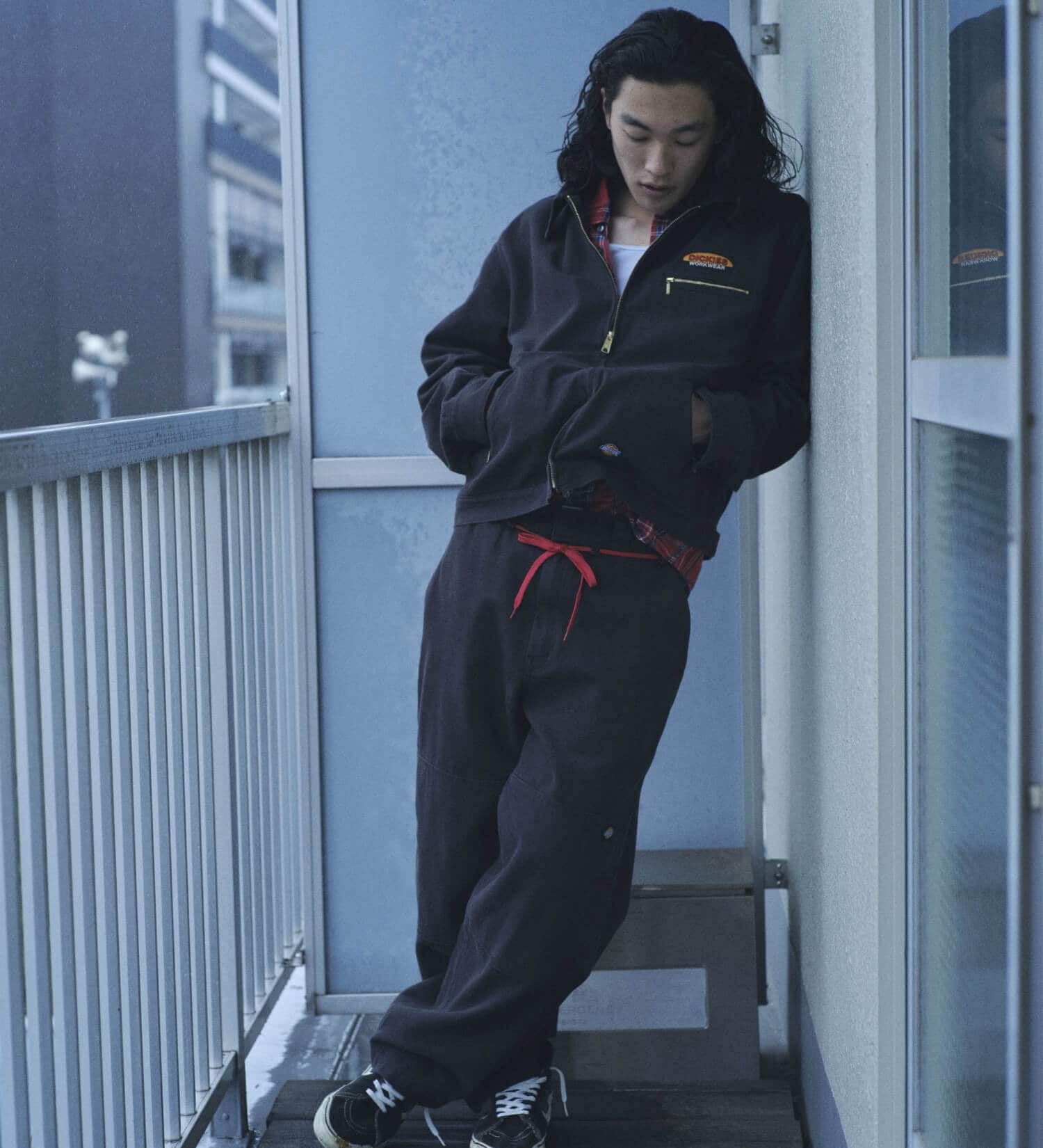 Dickies(ディッキーズ)の【Dickies(R) x SEDAN ALL-PURPOSE(R)】Cotton Duck 2tuck Wide Tapared Pants|パンツ/パンツ/メンズ|ブラック