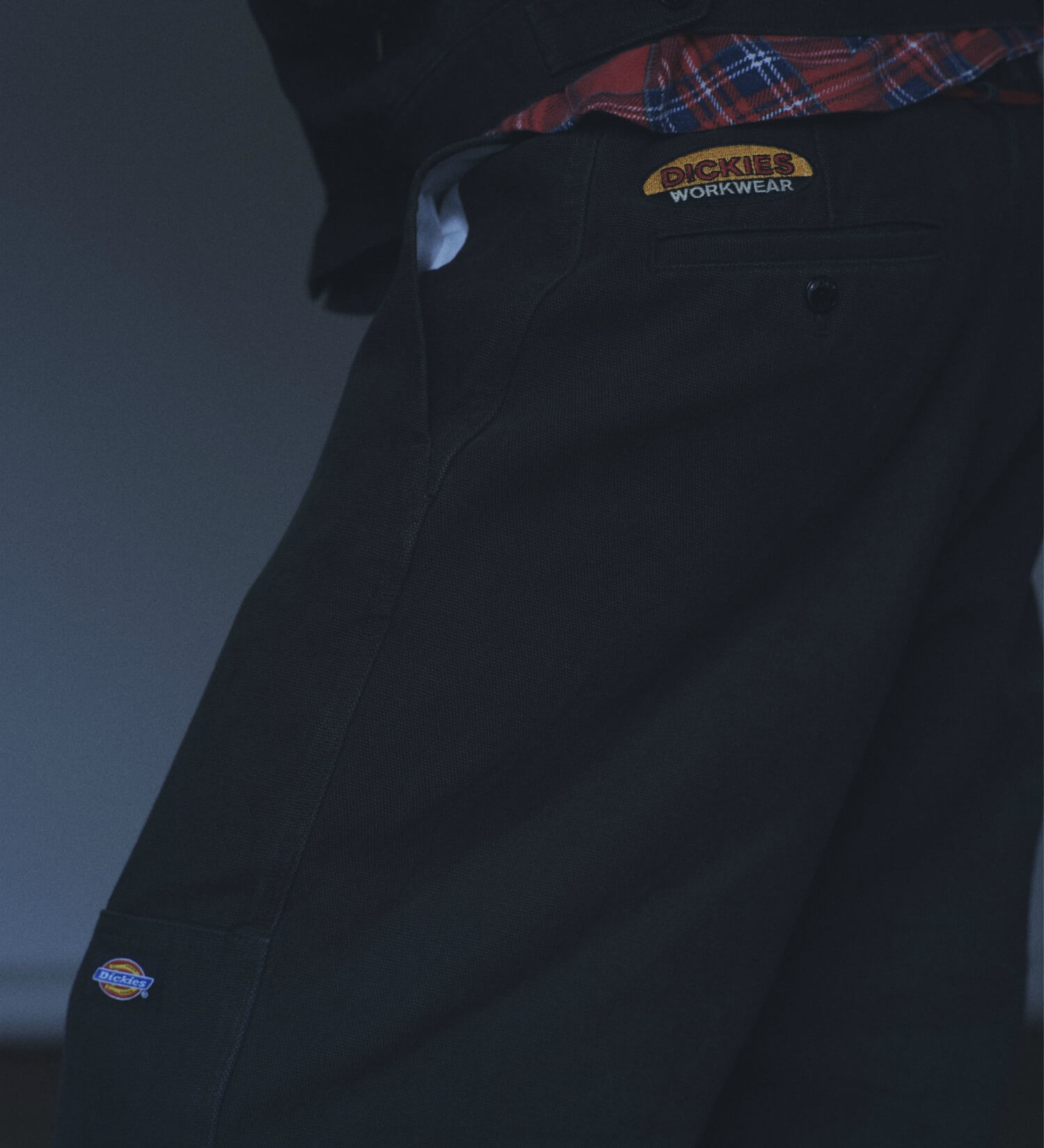 Dickies(ディッキーズ)の【Dickies(R) x SEDAN ALL-PURPOSE(R)】Cotton Duck 2tuck Wide Tapared Pants|パンツ/パンツ/メンズ|ブラック
