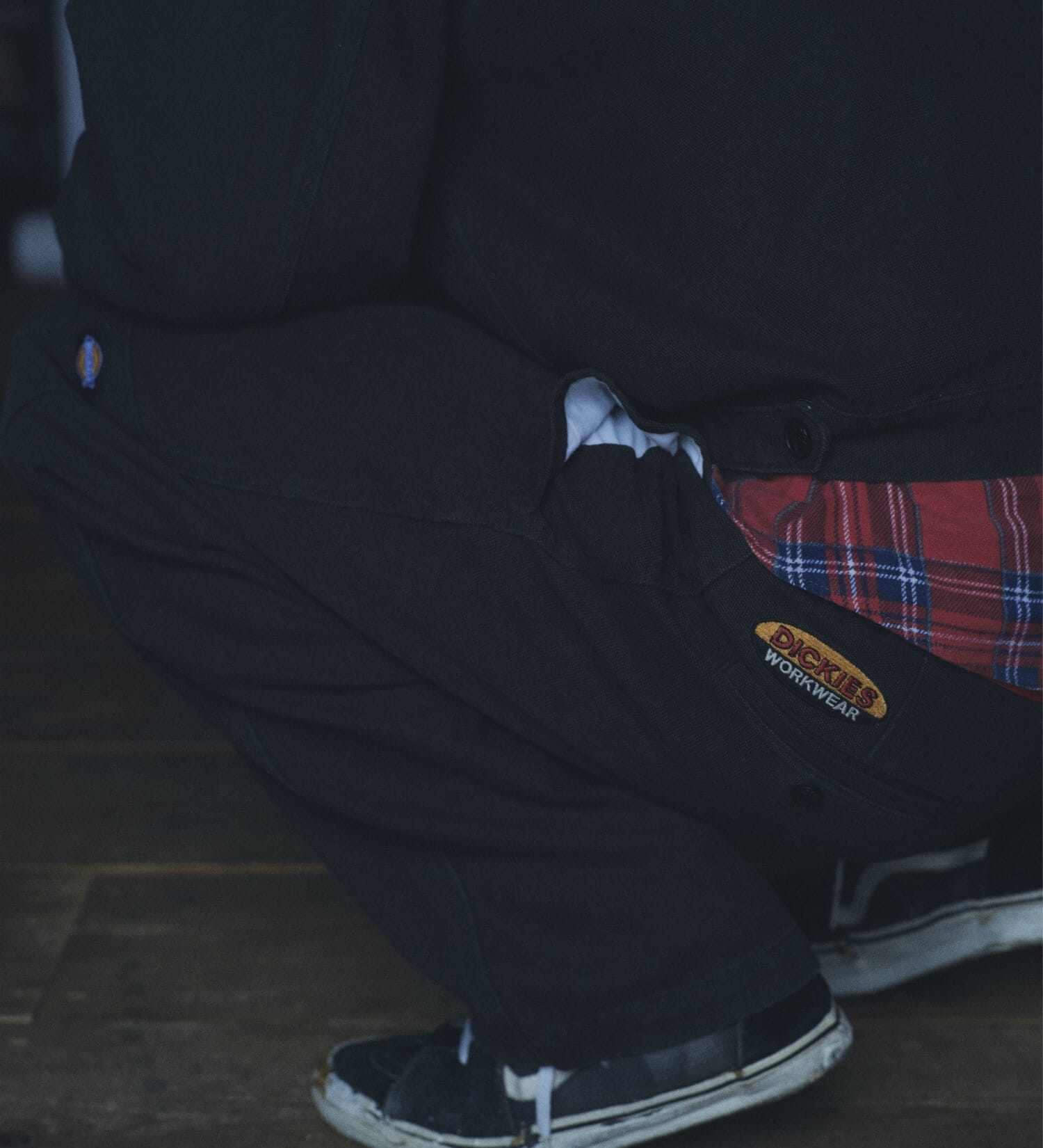 Dickies(ディッキーズ)の【Dickies(R) x SEDAN ALL-PURPOSE(R)】Cotton Duck 2tuck Wide Tapared Pants|パンツ/パンツ/メンズ|ブラック