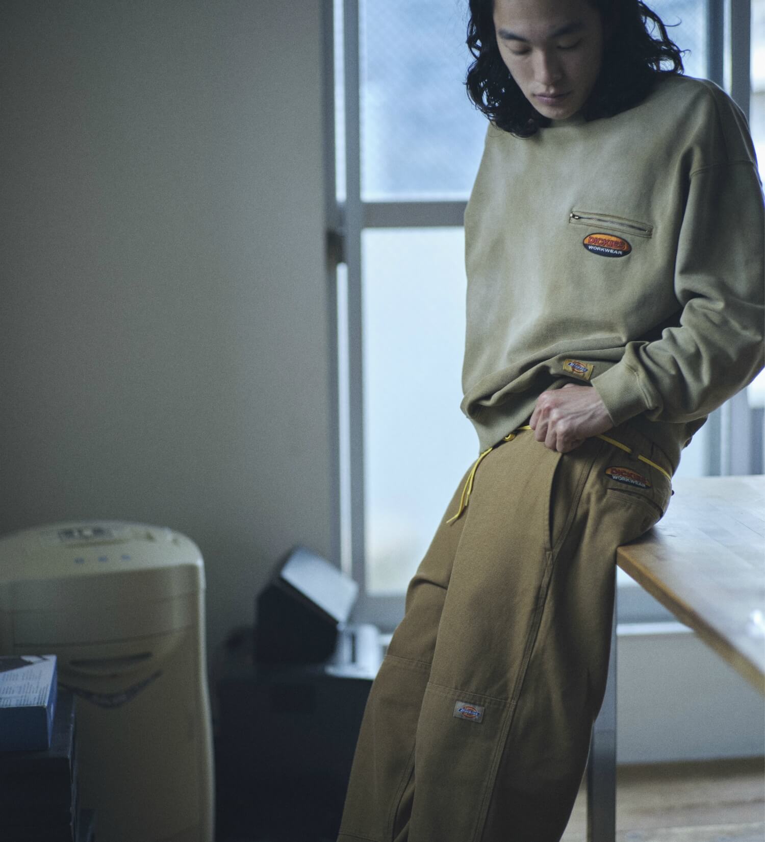Dickies(ディッキーズ)の【Dickies(R) x  SEDAN ALL-PURPOSE(R)】Cotton Duck 2tuck Wide Tapared Pants|パンツ/パンツ/メンズ|カーキ