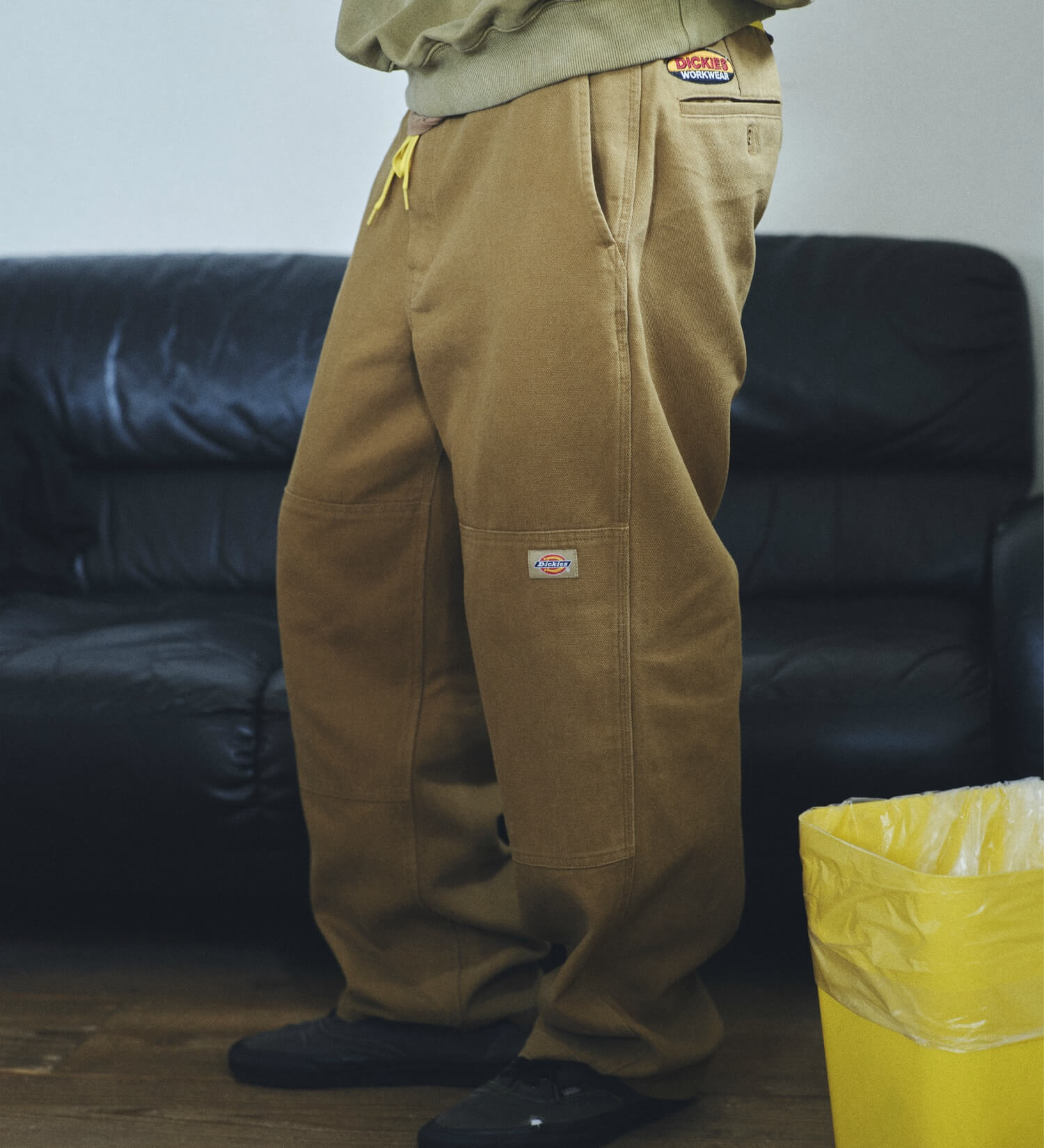 Dickies(ディッキーズ)の【Dickies(R) x  SEDAN ALL-PURPOSE(R)】Cotton Duck 2tuck Wide Tapared Pants|パンツ/パンツ/メンズ|カーキ