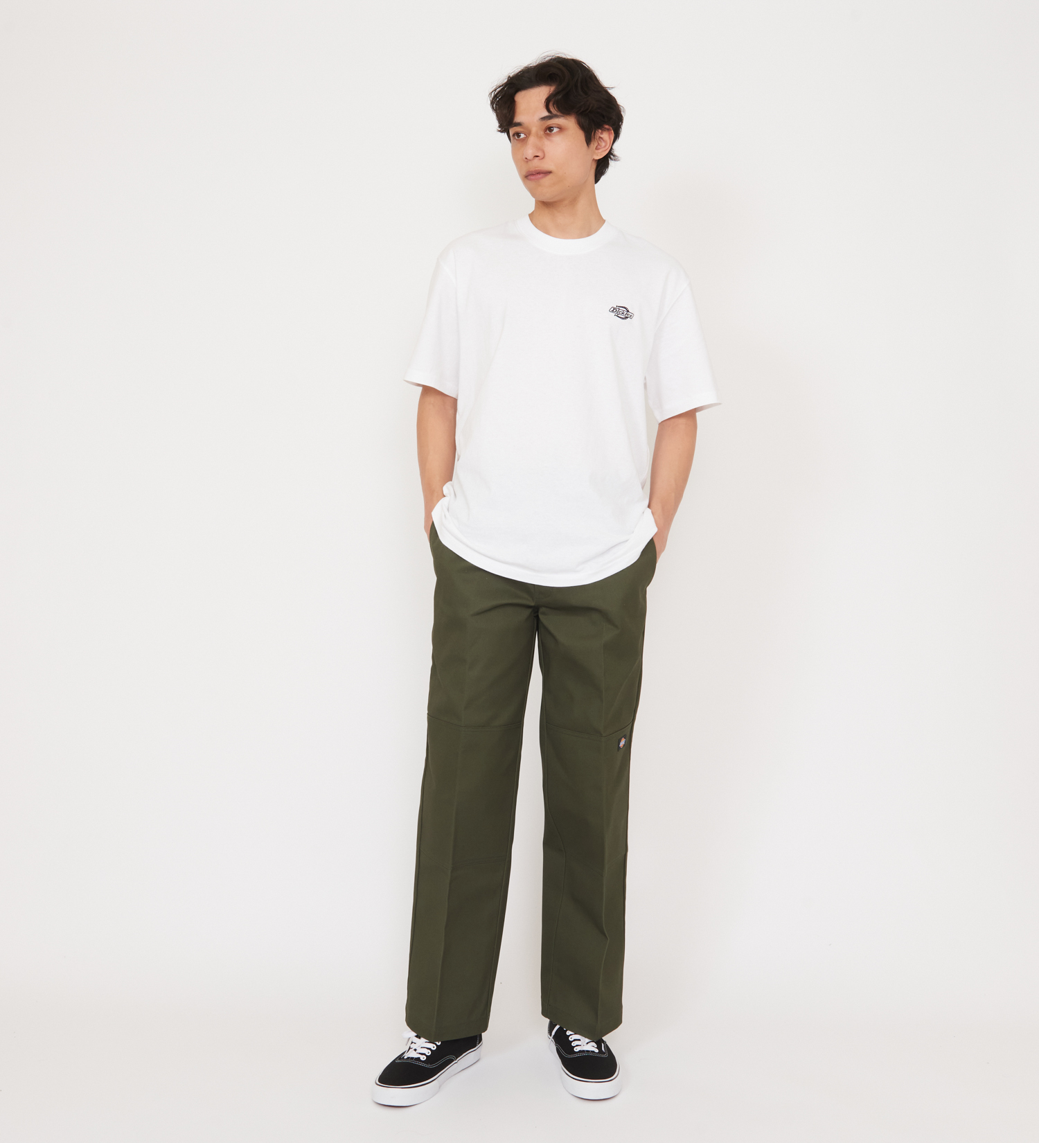 Dickies(ディッキーズ)のダブルニー ワークパンツ ルーズフィット "85283" レングス30インチ|パンツ/パンツ/メンズ|オリーブ