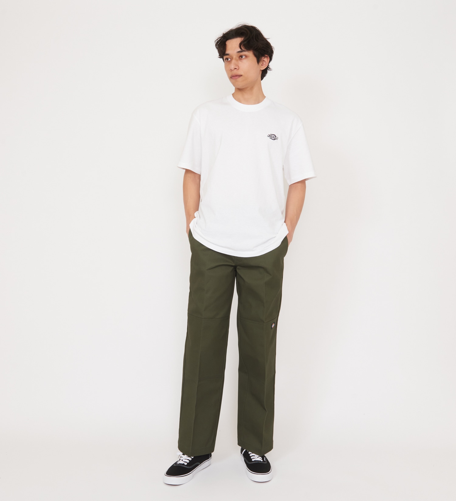 Dickies(ディッキーズ)のダブルニー ワークパンツ ルーズフィット "85283"　レングス32インチ|パンツ/パンツ/メンズ|オリーブ