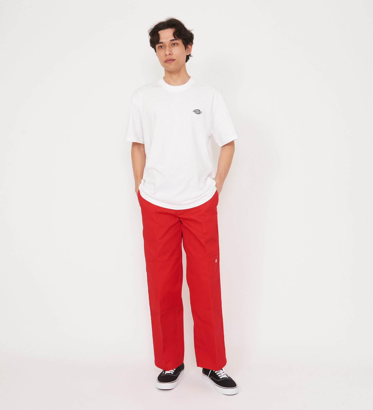 Dickies(ディッキーズ)のダブルニー ワークパンツ ルーズフィット "85283"　レングス30インチ|パンツ/パンツ/メンズ|レッド