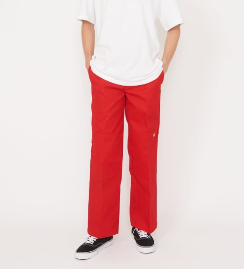 Dickies(ディッキーズ)のダブルニー ワークパンツ ルーズフィット "85283" レングス32インチ|パンツ/パンツ/メンズ|レッド