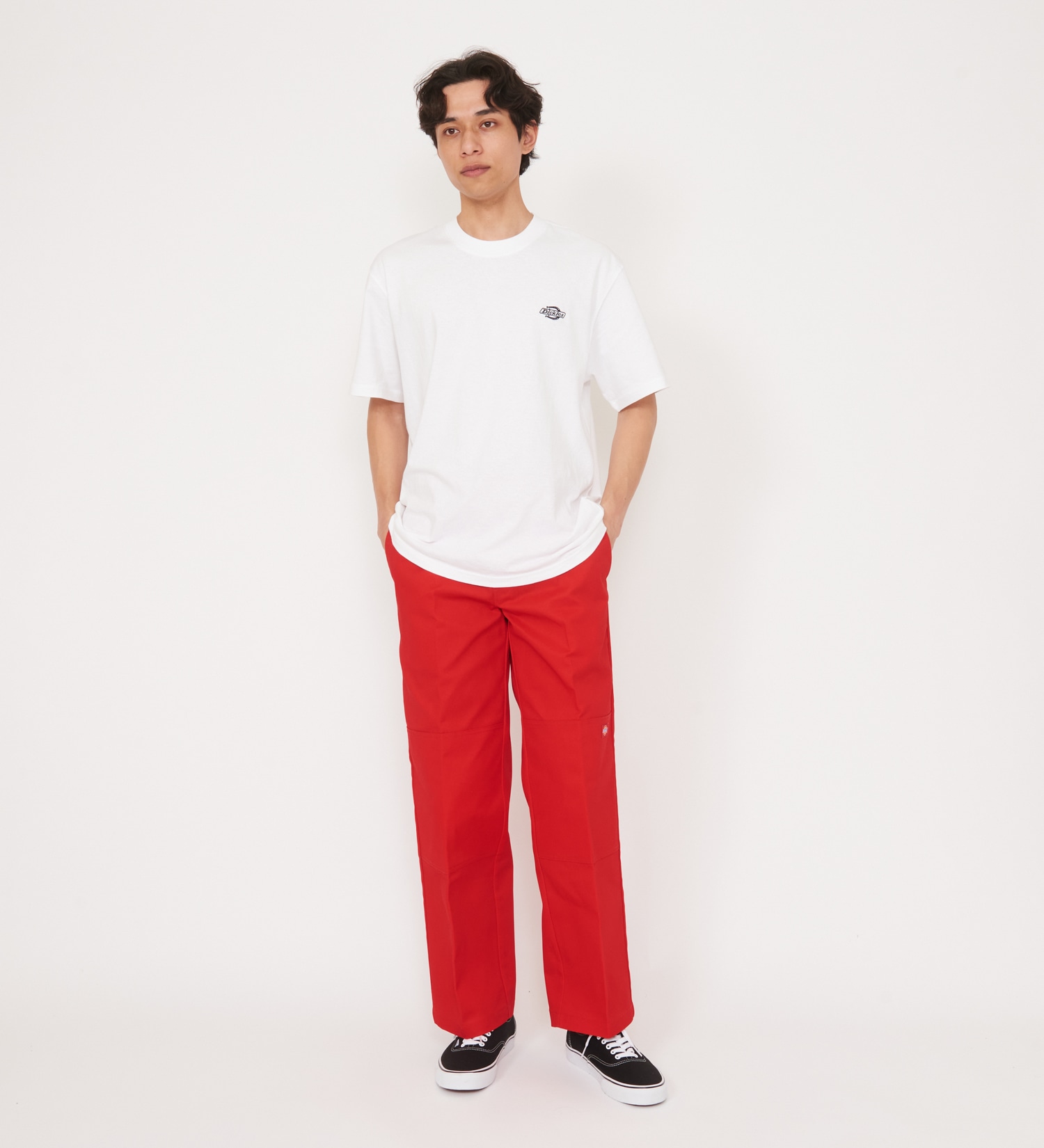 Dickies(ディッキーズ)のダブルニー ワークパンツ ルーズフィット "85283"　レングス32インチ|パンツ/パンツ/メンズ|レッド