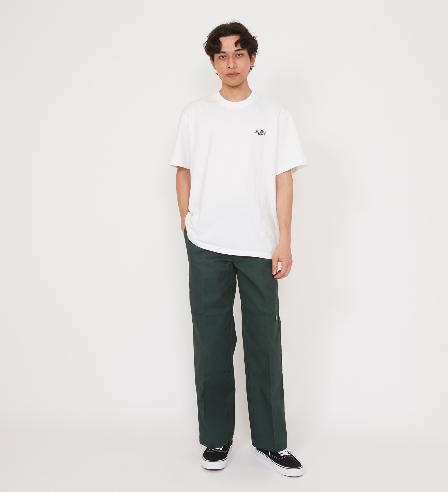 Dickies(ディッキーズ)のダブルニー ワークパンツ ルーズフィット "85283"　レングス30インチ|パンツ/パンツ/メンズ|ダークグリーン