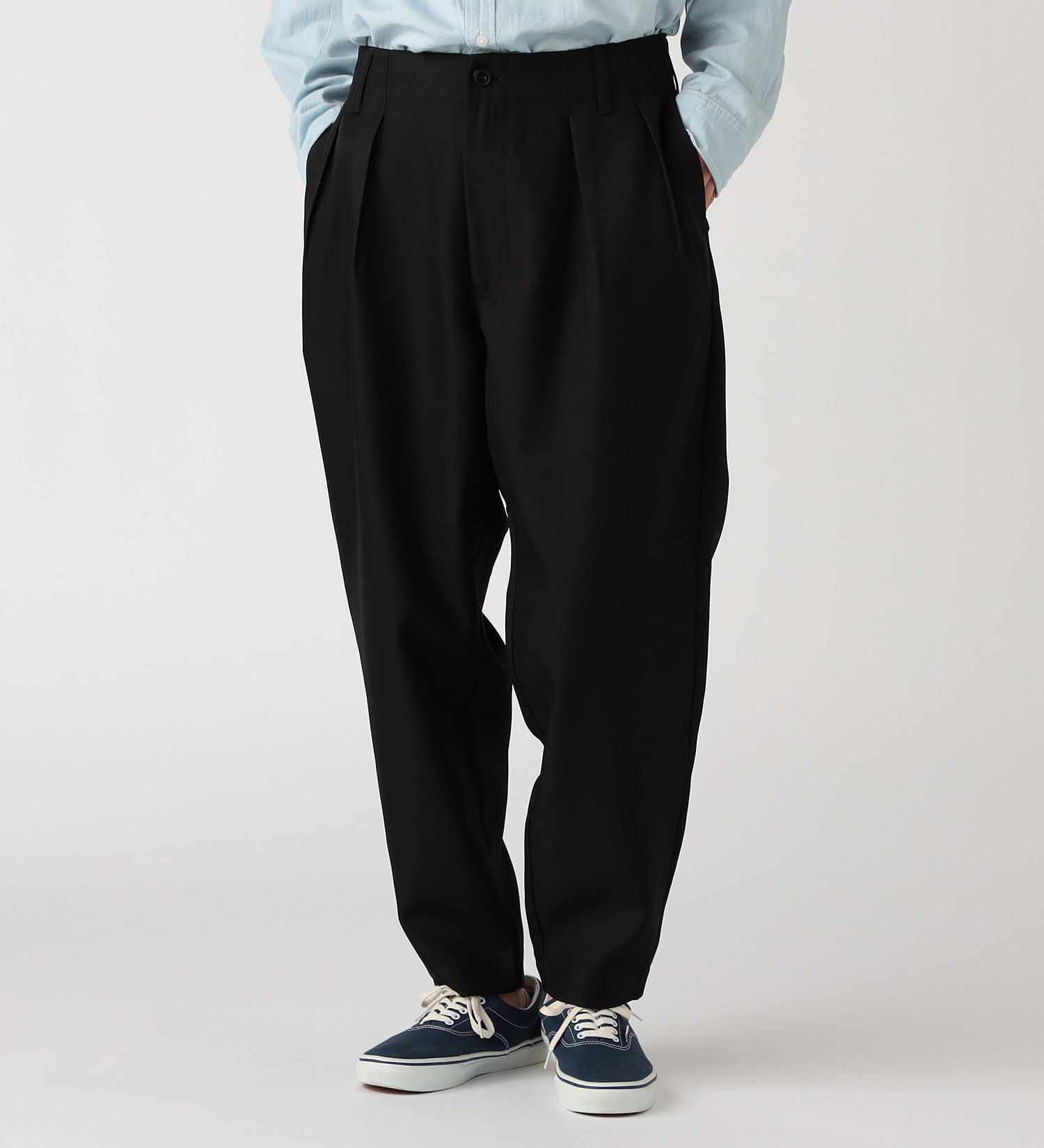 Dickies(ディッキーズ)の【Dickies x GORO NAKATSUGAWA】2プリーツパンツ　レングス31|パンツ/パンツ/メンズ|ブラック