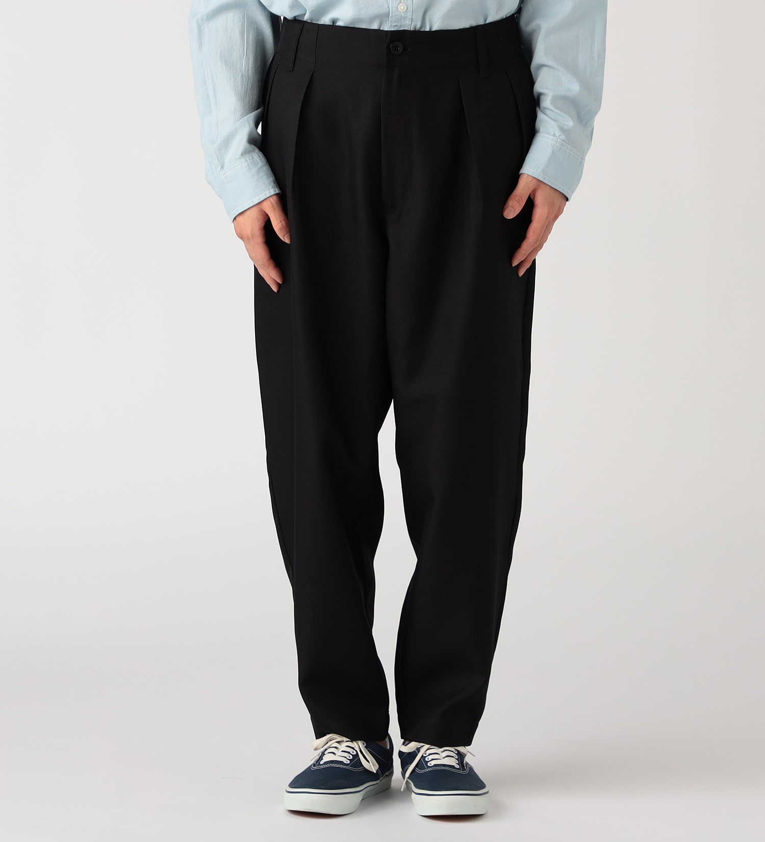 Dickies(ディッキーズ)の【Dickies x GORO NAKATSUGAWA】2プリーツパンツ　レングス31|パンツ/パンツ/メンズ|ブラック
