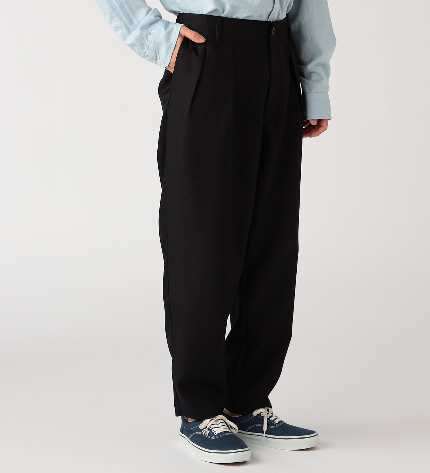 Dickies(ディッキーズ)の【Dickies x GORO NAKATSUGAWA】2プリーツパンツ　レングス31|パンツ/パンツ/メンズ|ブラック