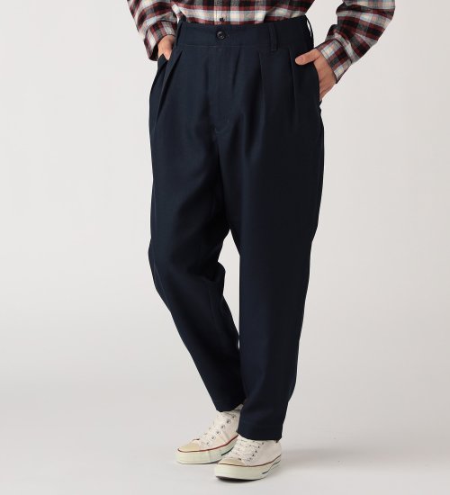 Dickies(ディッキーズ)の【Dickies x GORO NAKATSUGAWA】2プリーツパンツ　レングス31|パンツ/パンツ/メンズ|ネイビー