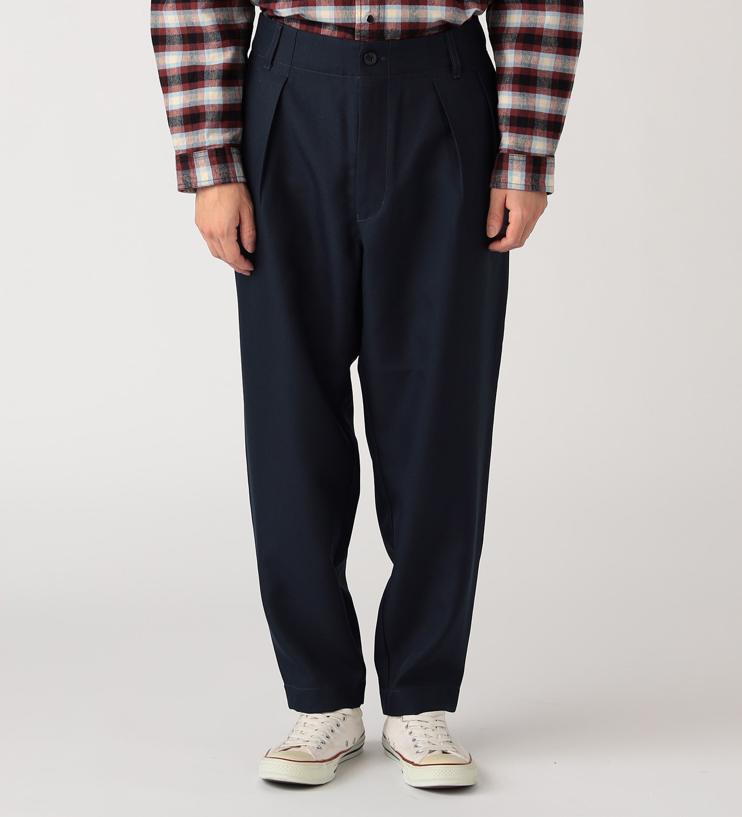 Dickies(ディッキーズ)の【Dickies x GORO NAKATSUGAWA】2プリーツパンツ レングス31|パンツ/パンツ/メンズ|ネイビー