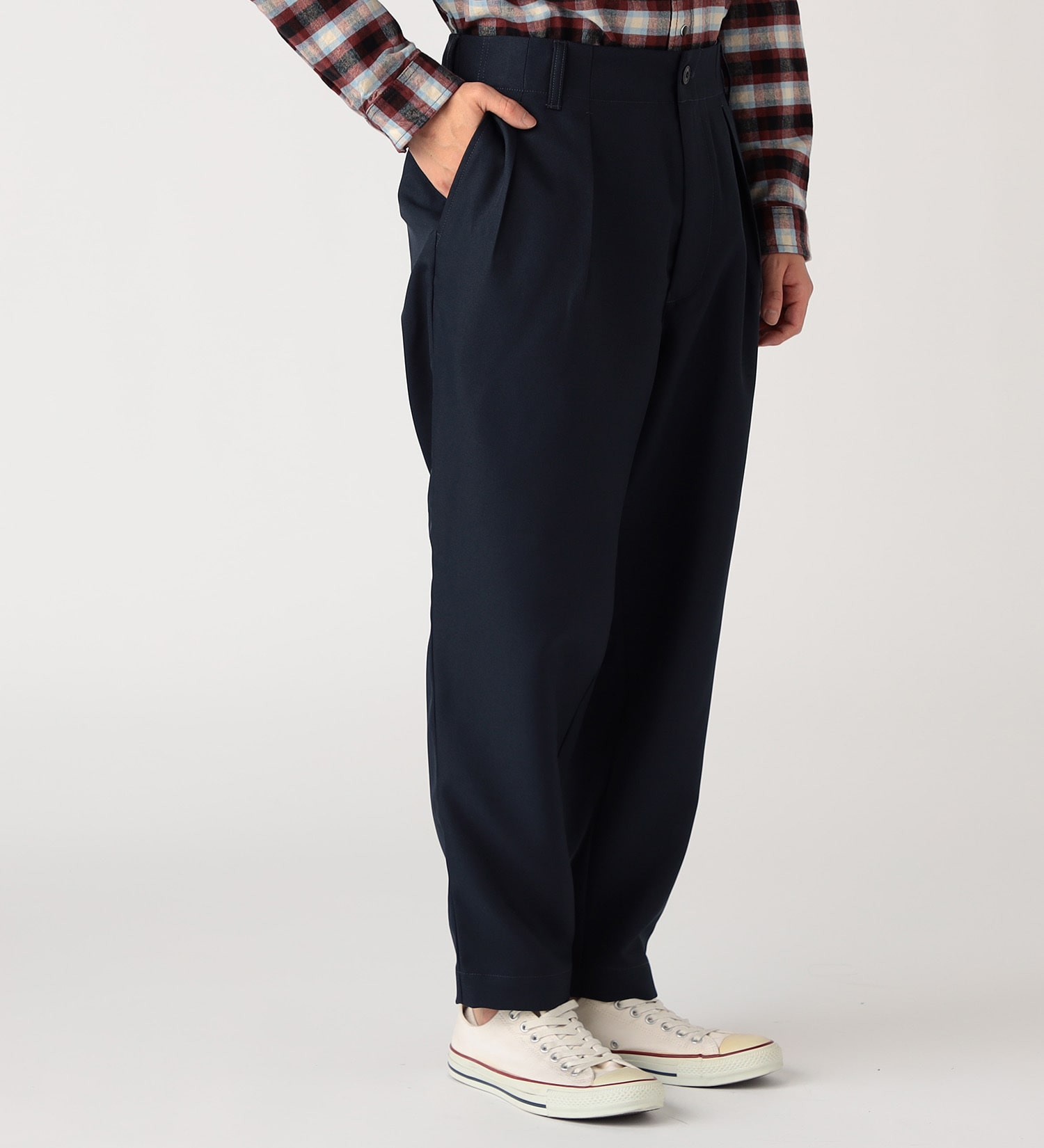Dickies(ディッキーズ)の【Dickies x GORO NAKATSUGAWA】2プリーツパンツ レングス31|パンツ/パンツ/メンズ|ネイビー