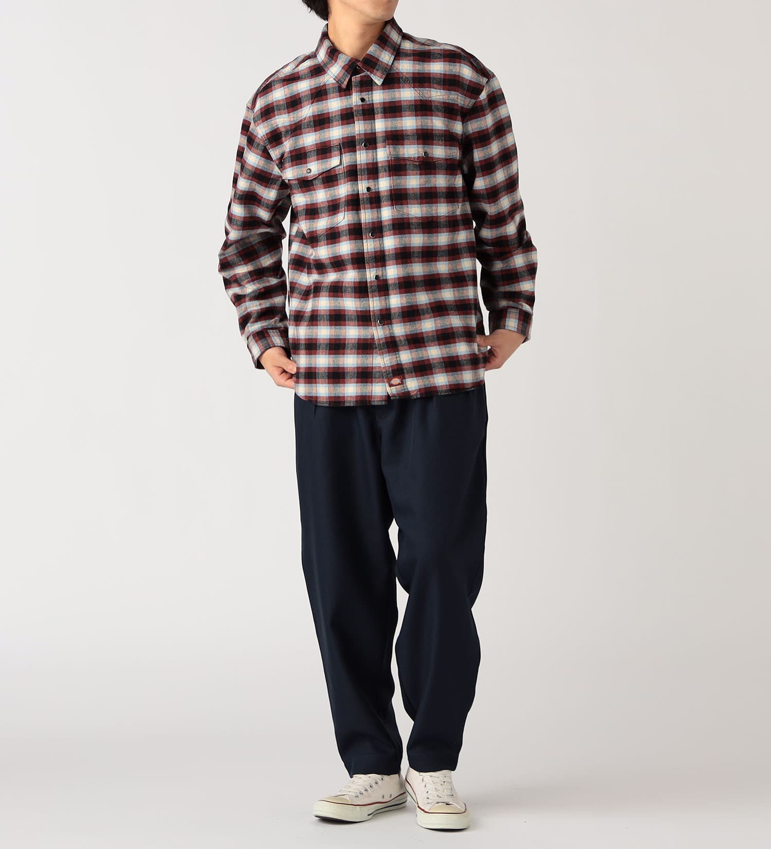 Dickies(ディッキーズ)の【Dickies x GORO NAKATSUGAWA】2プリーツパンツ レングス31|パンツ/パンツ/メンズ|ネイビー