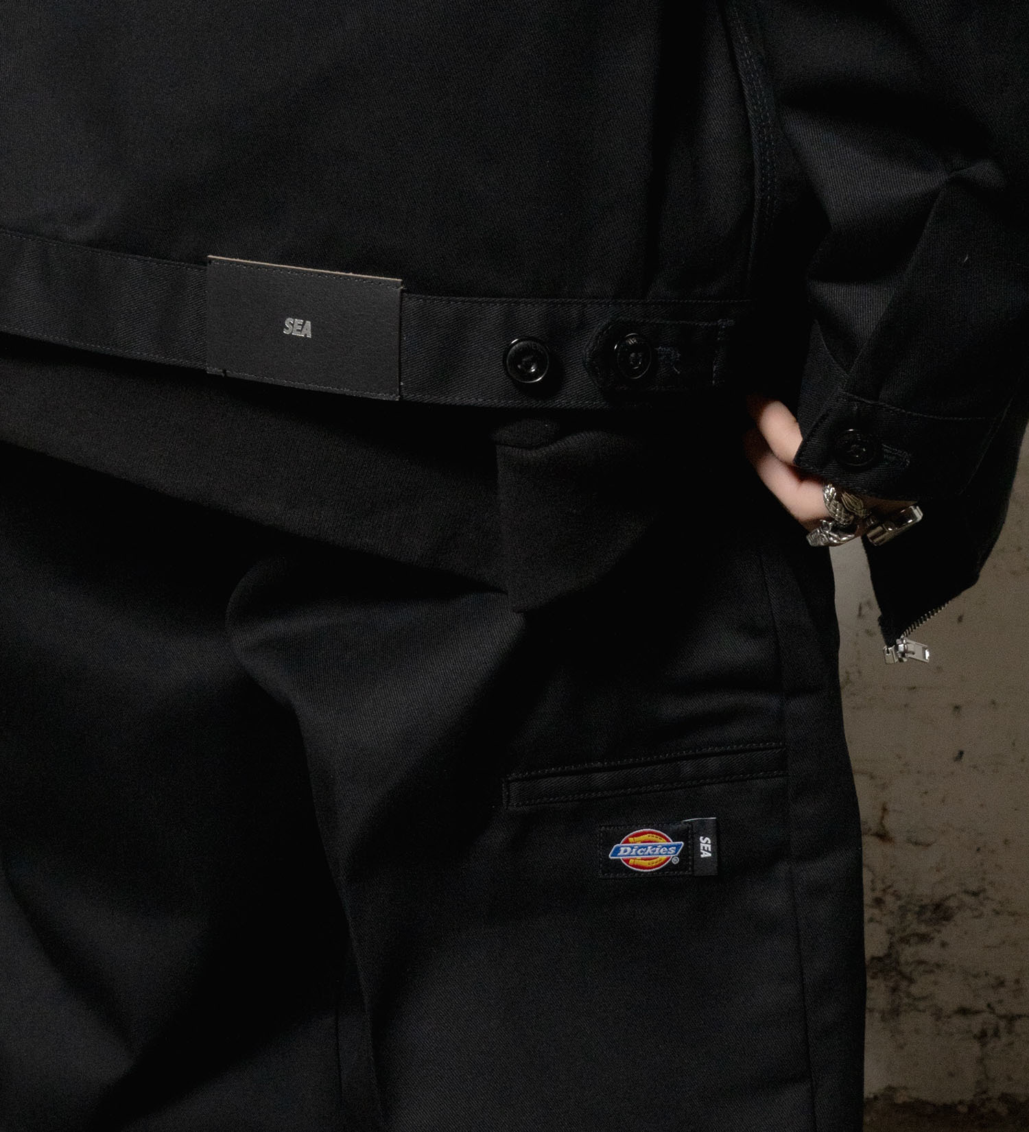 Dickies(ディッキーズ)の【Dickies x WIND AND SEA】WORK PANTS|パンツ/パンツ/メンズ|ブラック