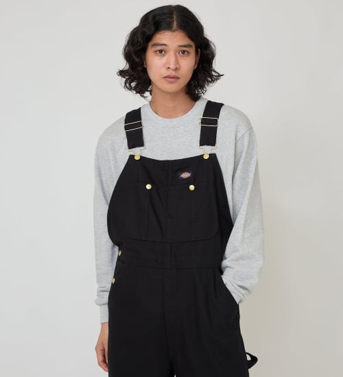 Dickies(ディッキーズ)のビブオーバーオール|オールインワン/サロペット/オーバーオール/メンズ|ブラック