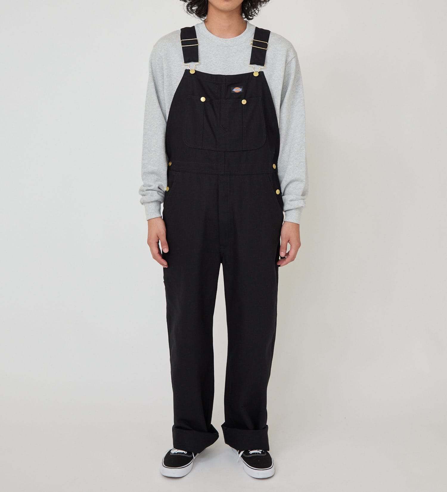 Dickies(ディッキーズ)のビブオーバーオール|オールインワン/サロペット/オーバーオール/メンズ|ブラック